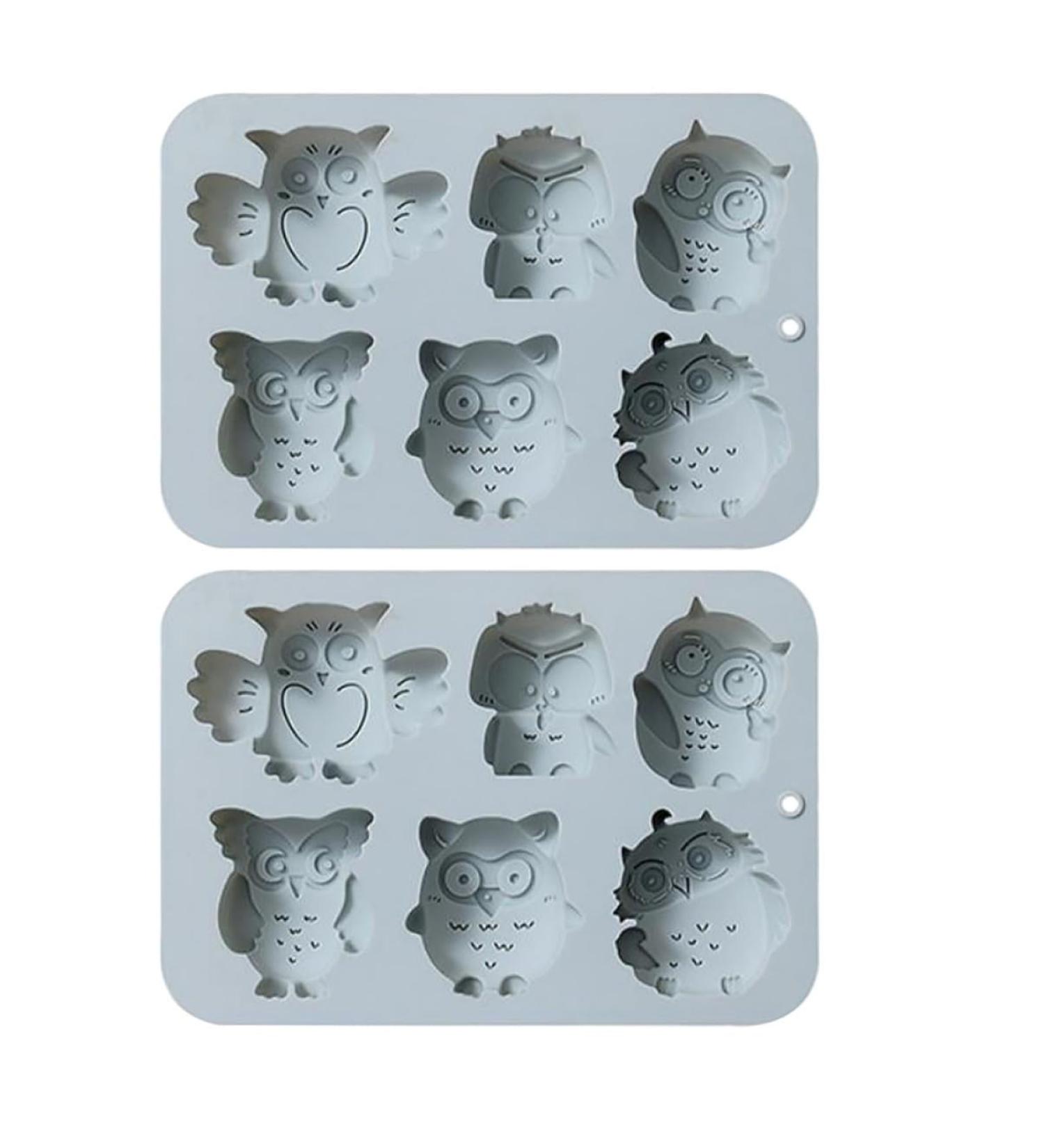 Alipis 2 Pcs Baking Cake Mold Roasting Pan Baking Pans Ice Cube Lollipop Molds Silicone Mold Tool Household 19.9x13.8cm Blue - Buy Online on SooperMarket.com