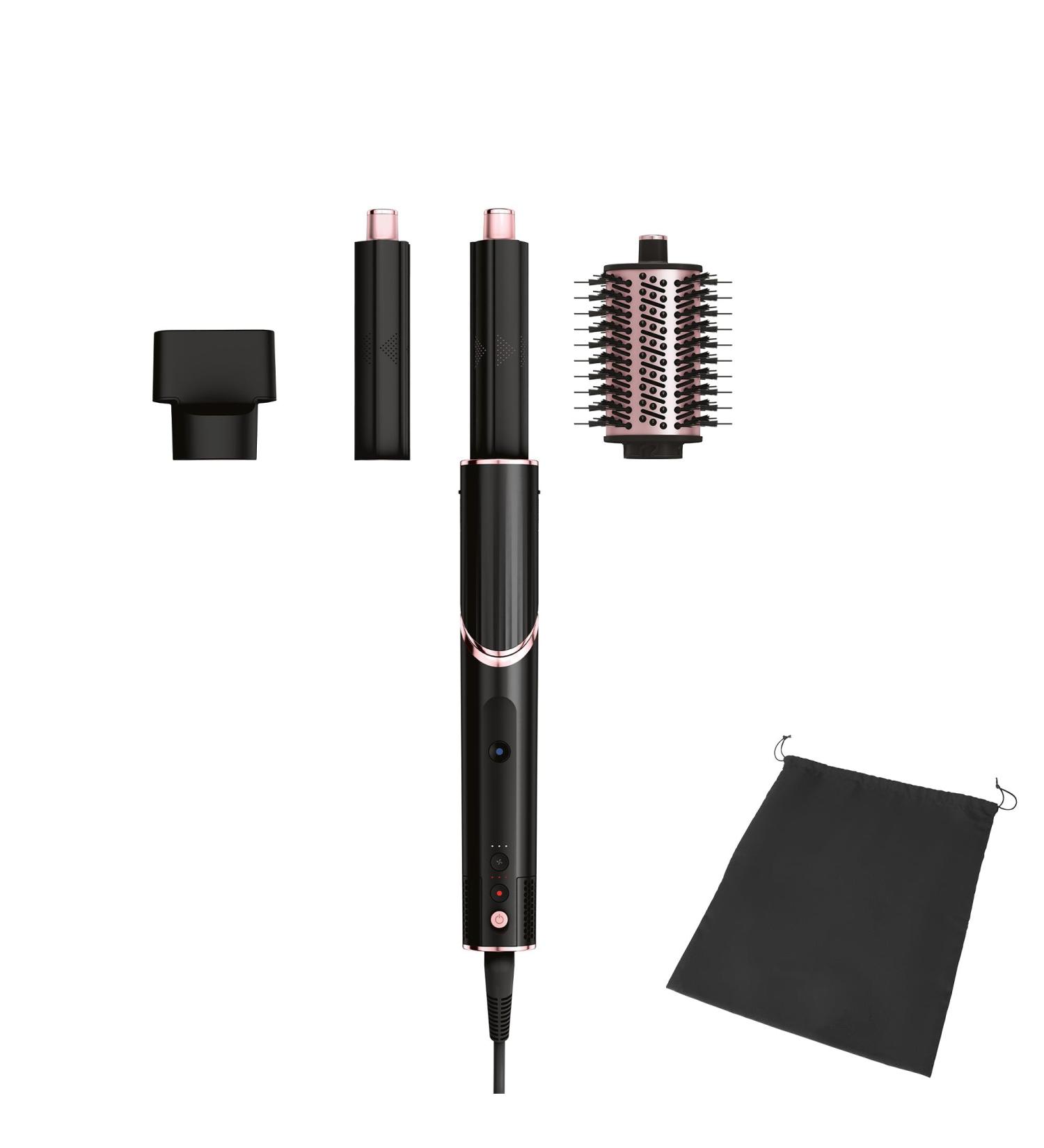 Shark FlexStyle 3-in-1 Airstyler & Hair Dryer - No Heat Damage Car Wrap Lure Oval Brush Concentrator - Champagne & HD424eu Black & Rose Gold - Buy Online on SooperMarket.com