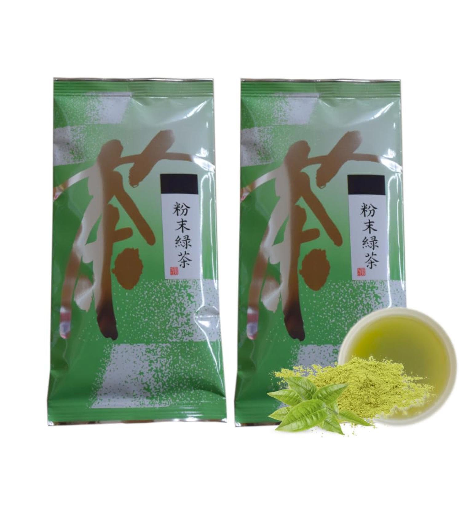 Japanese Green Tea Powder Produced in Shizuoka Prefecture 100g x2 with Maiko Sticker Pio Big Bazar - Buy Online on SooperMarket.com