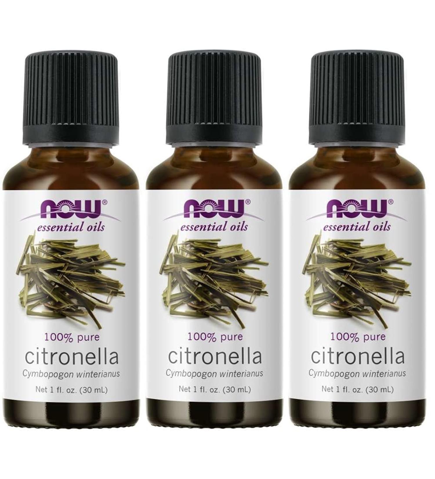 Now Foods Citronella Oil 1oz - Natural Insect Repellent for Outdoor Use - Buy Online on SooperMarket.com