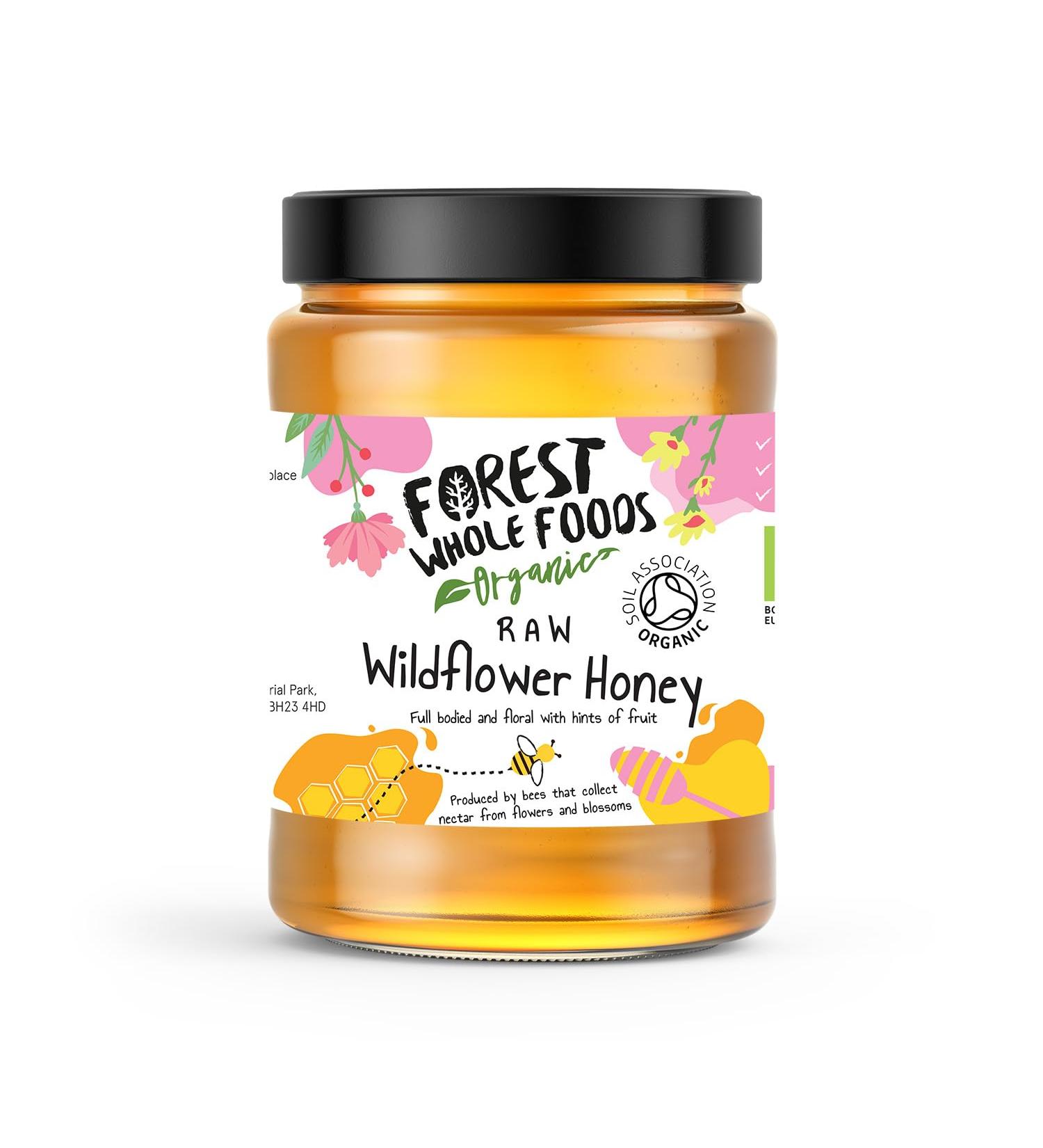 Organic Raw Wildflower Honey 500g - Forest Whole Foods - Buy Online on SooperMarket.com