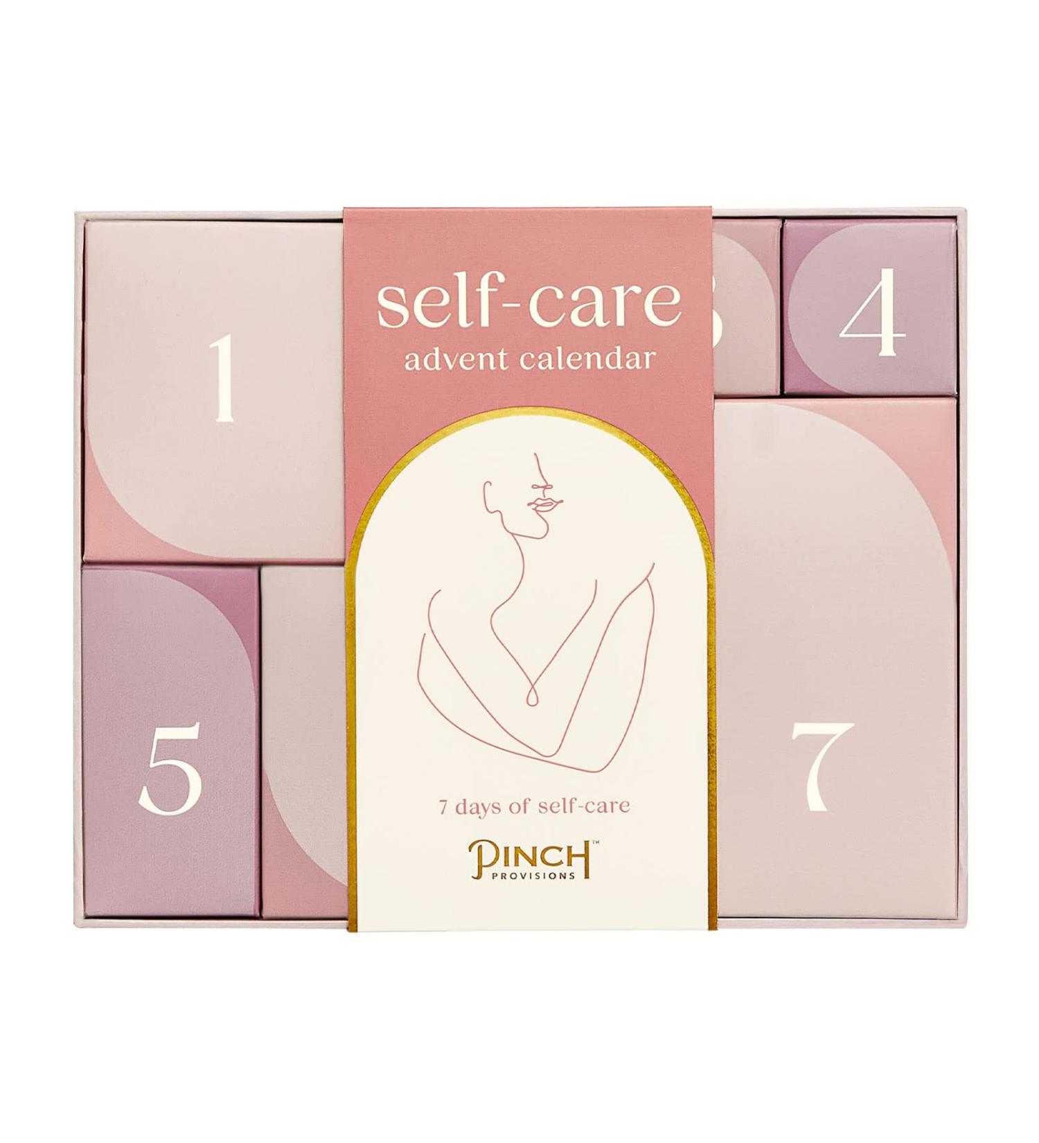 Pinch Provisions Self Care Advent Calendar - 7 Spa Essentials for Women | Perfect Gift for Birthdays Bachelorette Parties & Slumber Parties - Buy Online on SooperMarket.com