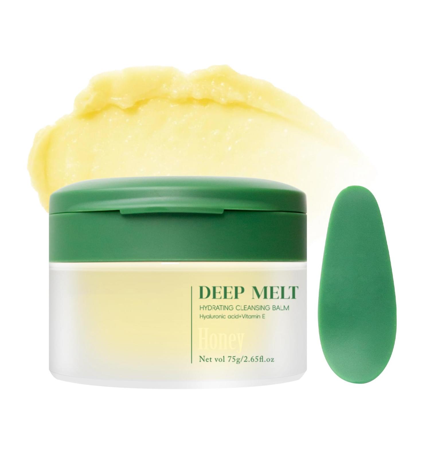 Cleansing Balm Makeup Remover - Natural Deep Cleansing Cream for Stubborn Makeup & Mascara Korean Skincare 2.65 oz Honey - Buy Online on SooperMarket.com