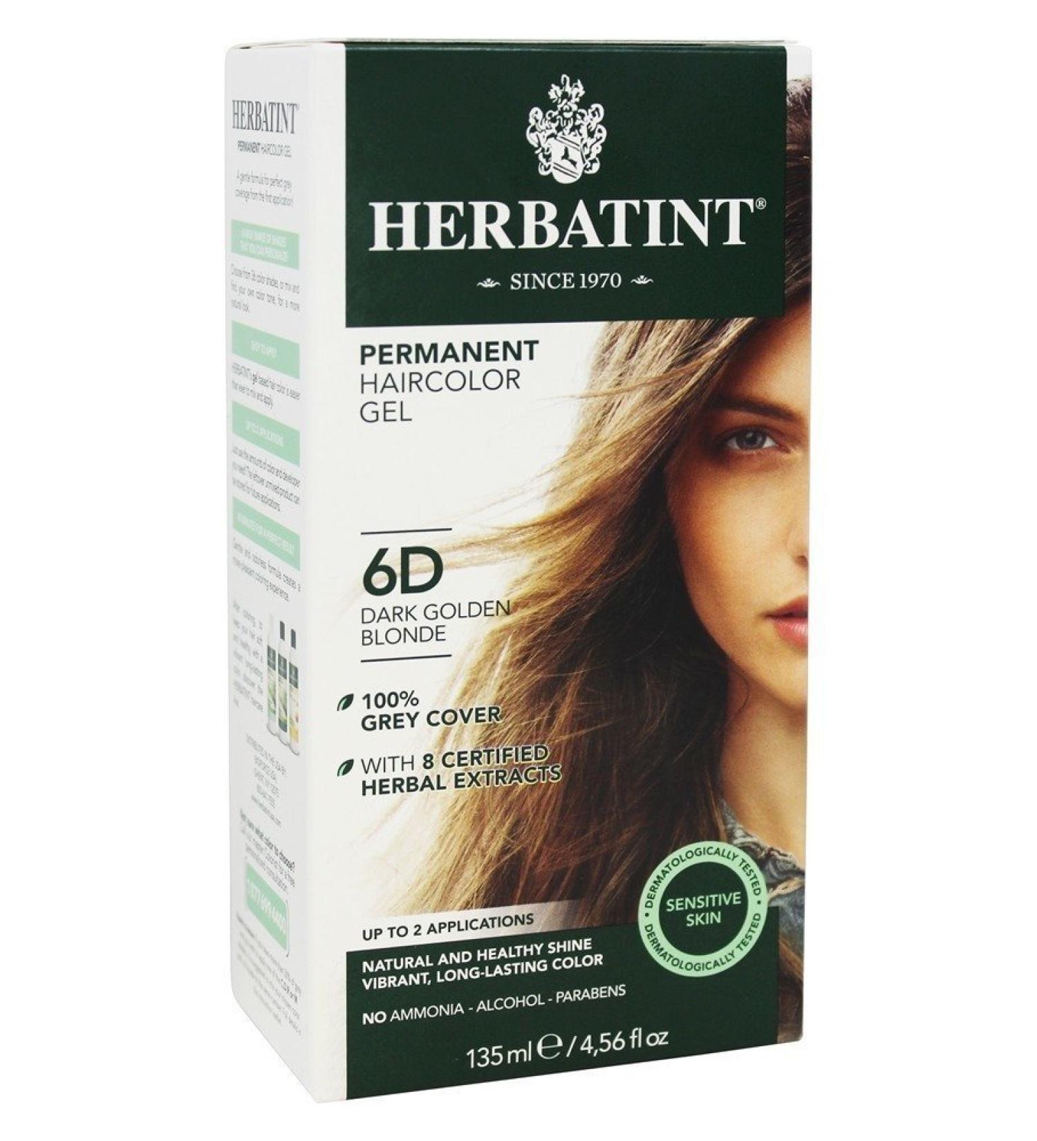 HERBATINT 6D Dark Gold Blonde Permanent Hair Colour - 4 OZ | International Shipping Available - Buy Online on SooperMarket.com