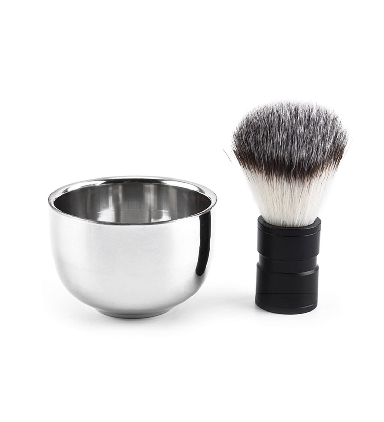 Sanwood Dust Remover Set - High Elasticity Beard Brush & Soap Shell for Men - Quick Foaming Shaving Brushes | Perfect for Home Use - International Shipping Available - Buy Online on SooperMarket.com