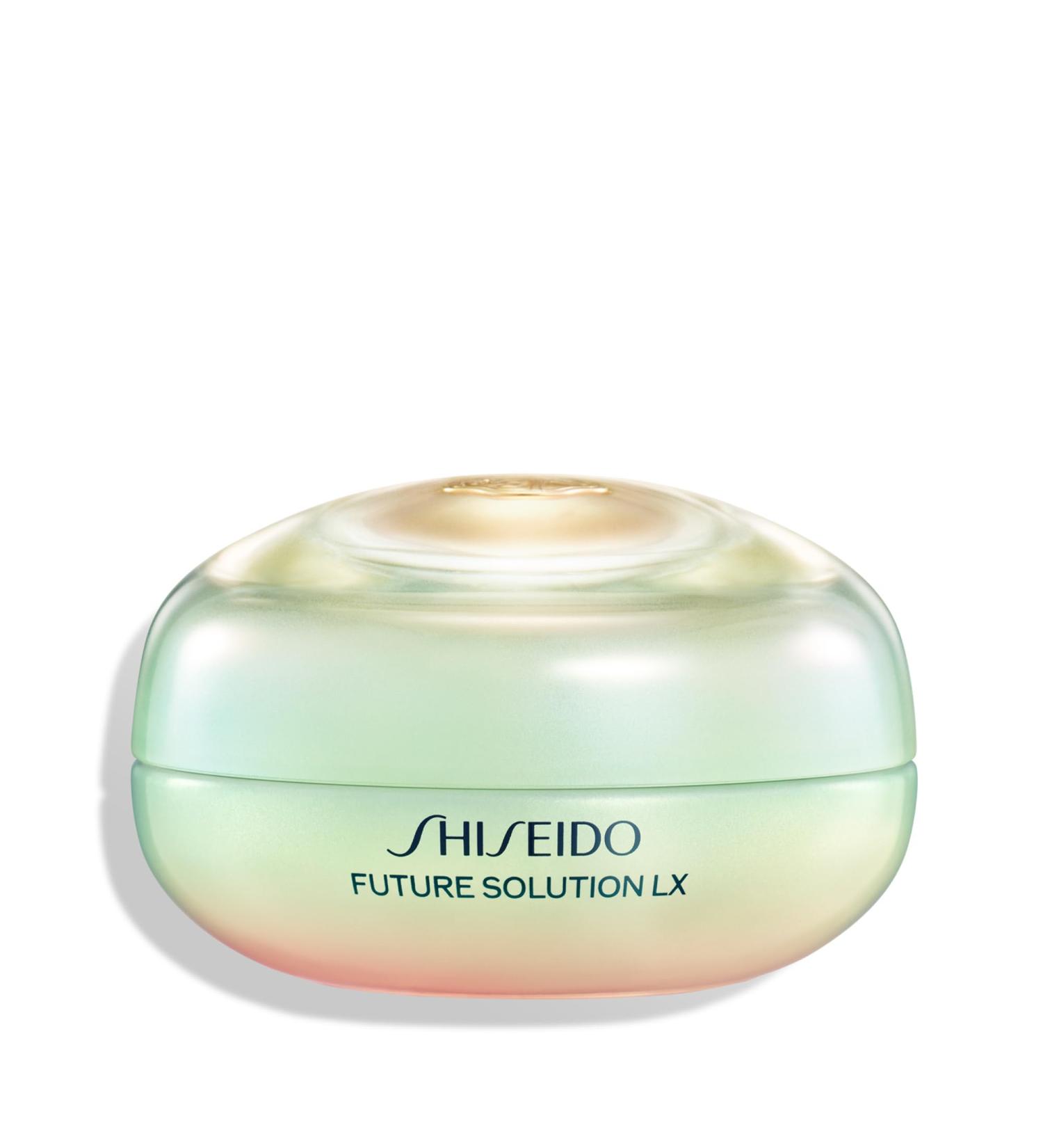 Shiseido Future Solution LX Ultimate Brilliance Eye Cream 15 mL | Targets Dark Circles Wrinkles & Dullness | Magatama Eye Massager | All Skin Types | Free International Shipping - Buy Online on SooperMarket.com