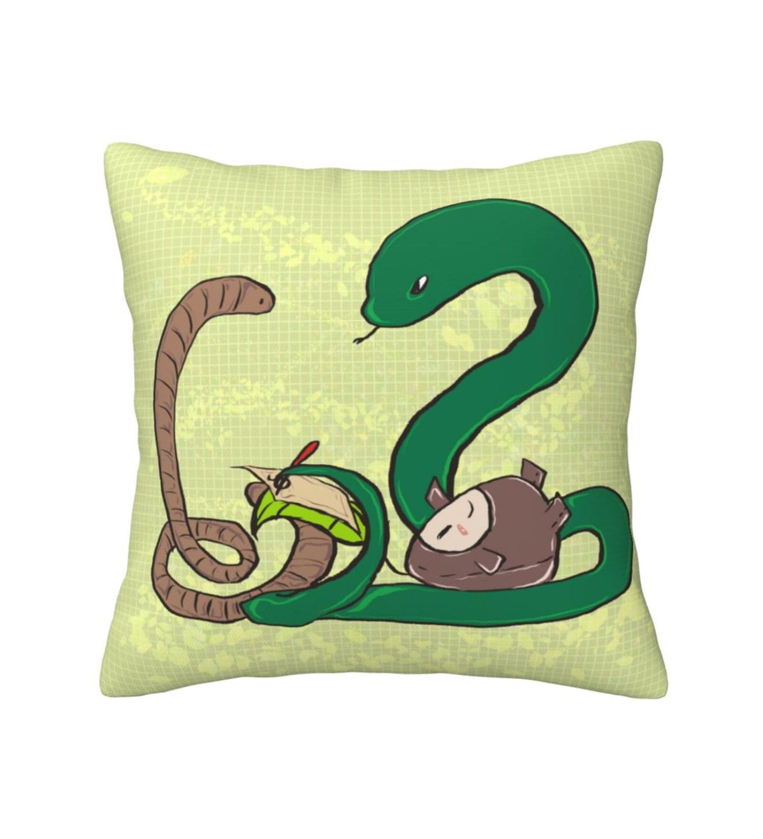 YYHHAOFA Sunflower Seeds Earthworm Snake Prints Universal Pillowcase for All Seasons 18"x18" : Soft and Comfortable Suitable for car Sofa Black 18 x 18-Inch - Buy Online on SooperMarket.com