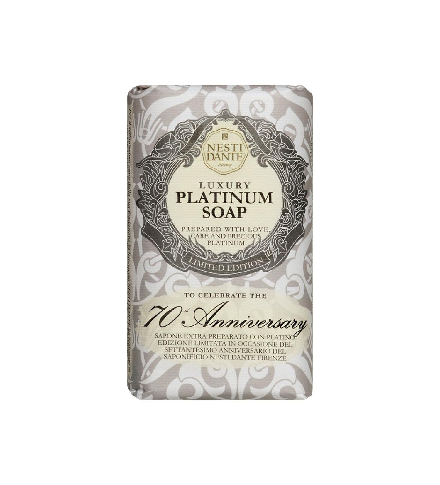 Nesti Dante 7070 Anniversary Luxury Platinum Soap 250g - Limited Edition - Buy Online on SooperMarket.com