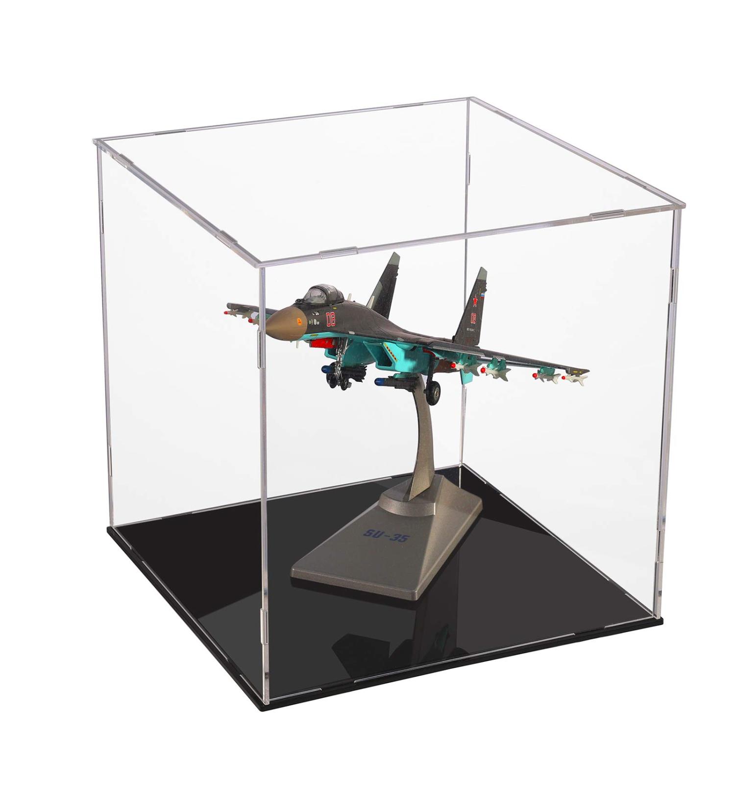 Clear Acrylic Display Case for Action Figures - 9x9x9 inch - A+ DESIGN - Home Storage Solution - Buy Online on SooperMarket.com