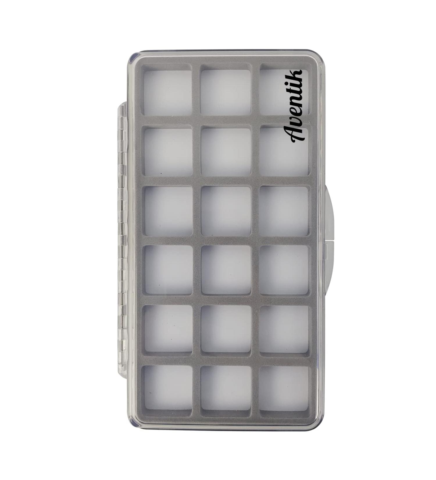 Aventik Super Slim Fly Fishing Box with Magnetic Compartments 7.3X3.8X0.5inch H34-18C - Buy Online on SooperMarket.com