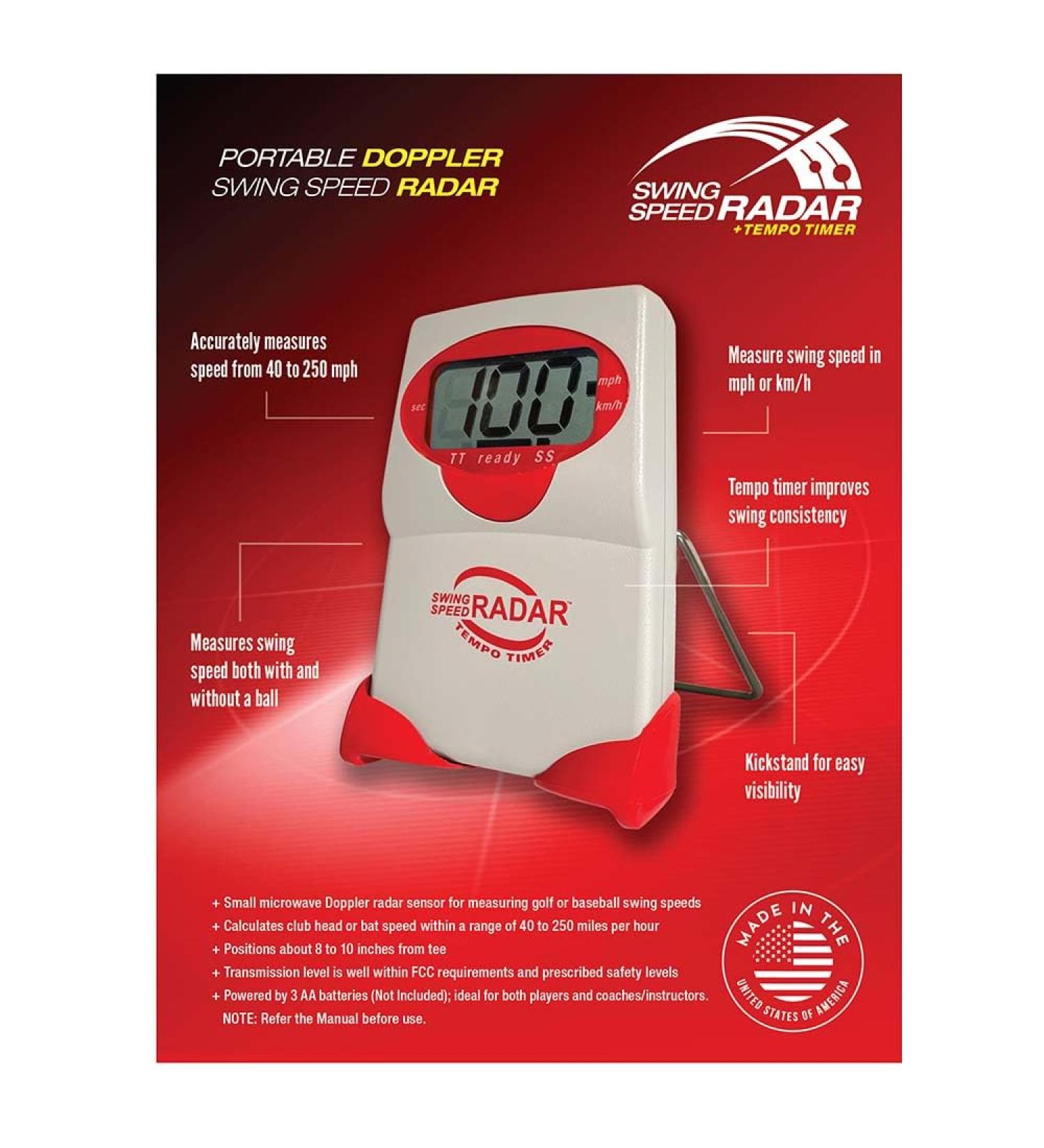 Buy Sports Sensors Golf Tee Speed Meter Accurate Swing Speed Measurement | International Shipping Available - Buy Online on SooperMarket.com