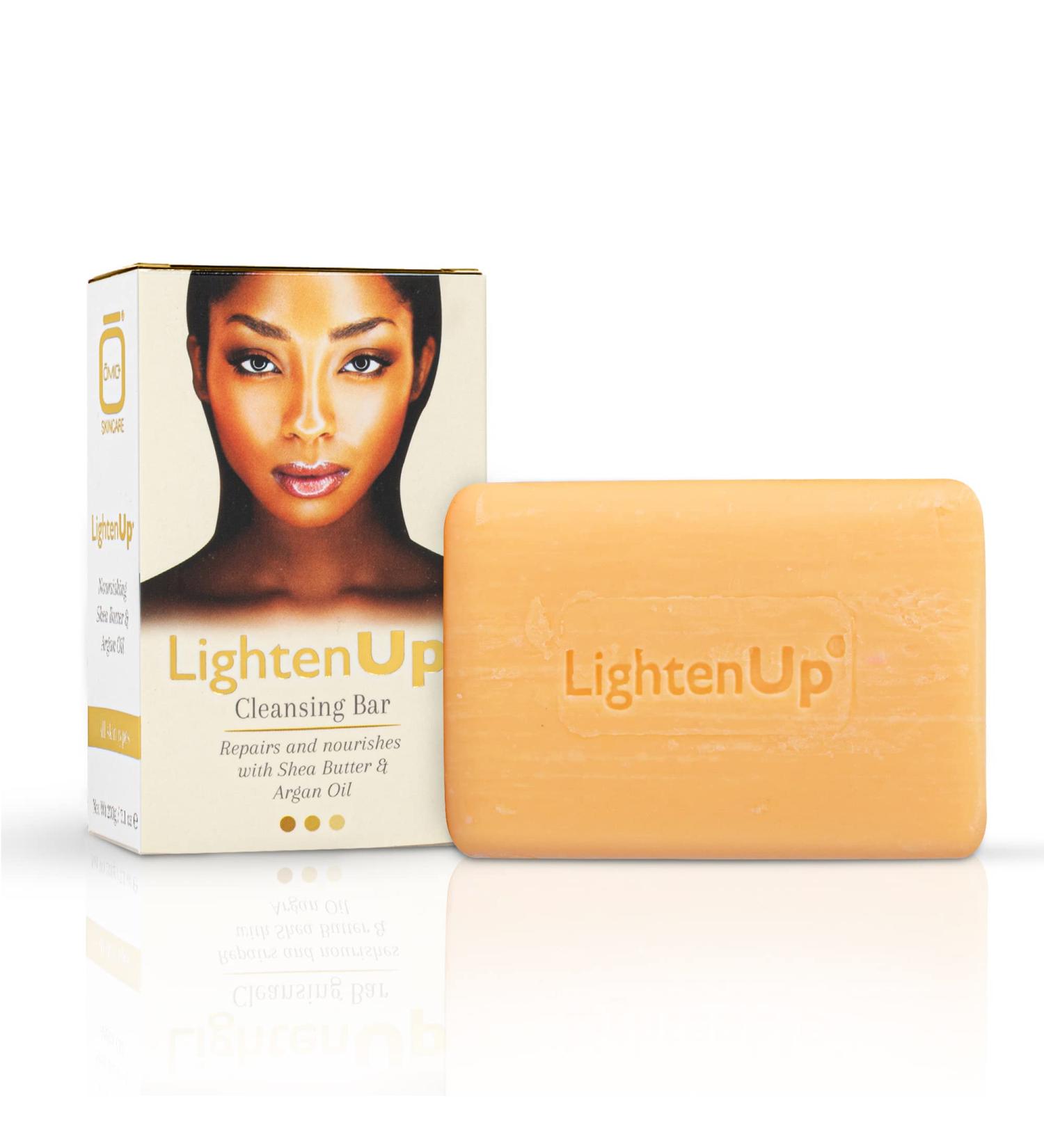 OMIC Lighten-Up Anti-Aging Cleansing Bar Soap 200g | Anti-Oxidant Formula with Shea Butter & Argan Oil - International Shipping Available - Buy Online on SooperMarket.com
