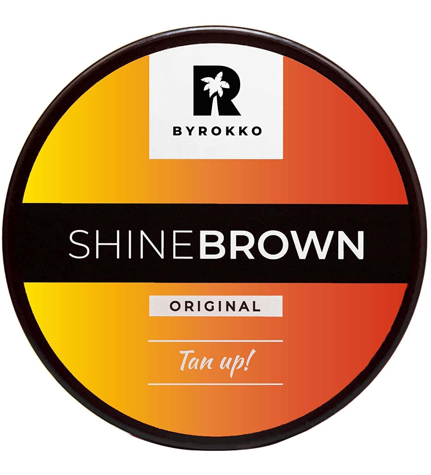 BYROKKO - Shine Brown - Premium Tan Boosting Cream (190 ml) - Buy Online on SooperMarket.com