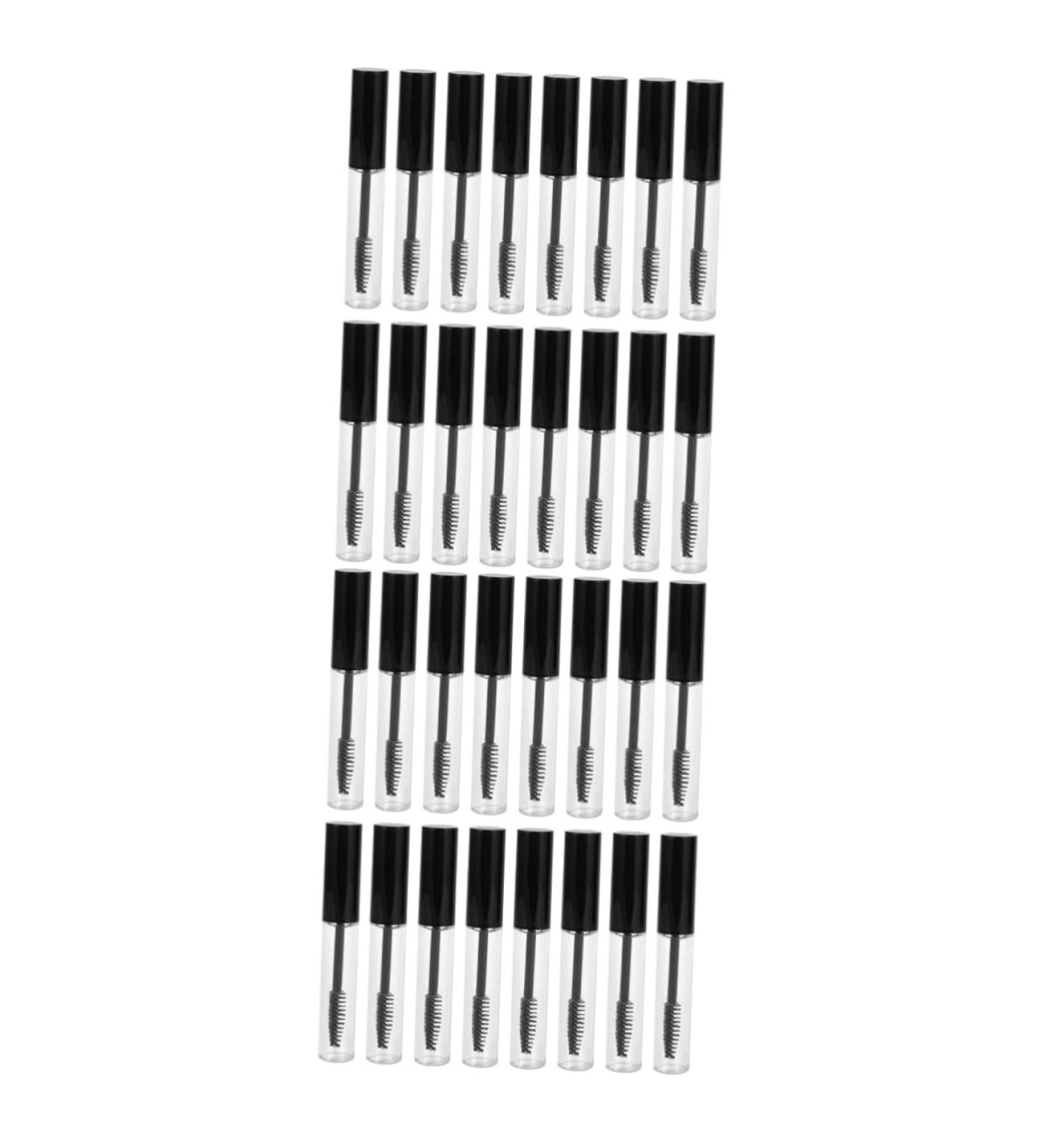 Mikinona 32 Pcs Mascara Tube Lip Gloss Containers Mascara Cream Vials Lip Gloss Tubes Clear Plastic - Buy Online on SooperMarket.com
