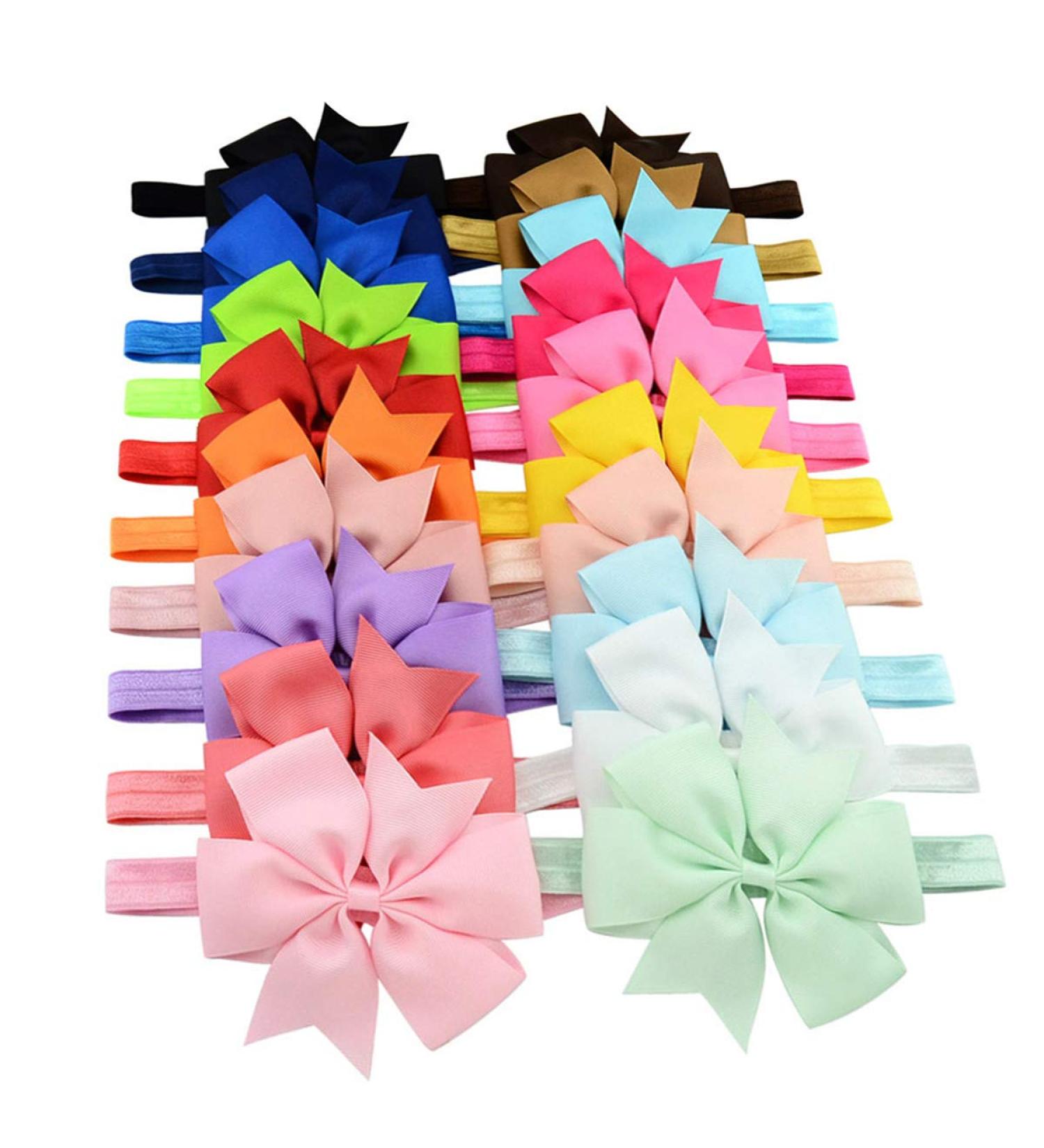 Buy Dokpav Baby Hair Bands - 20 Pack Baby Hair Bows & Straps for Newborns & Toddlers - Perfect Children's Hair Accessories - Buy Online on SooperMarket.com