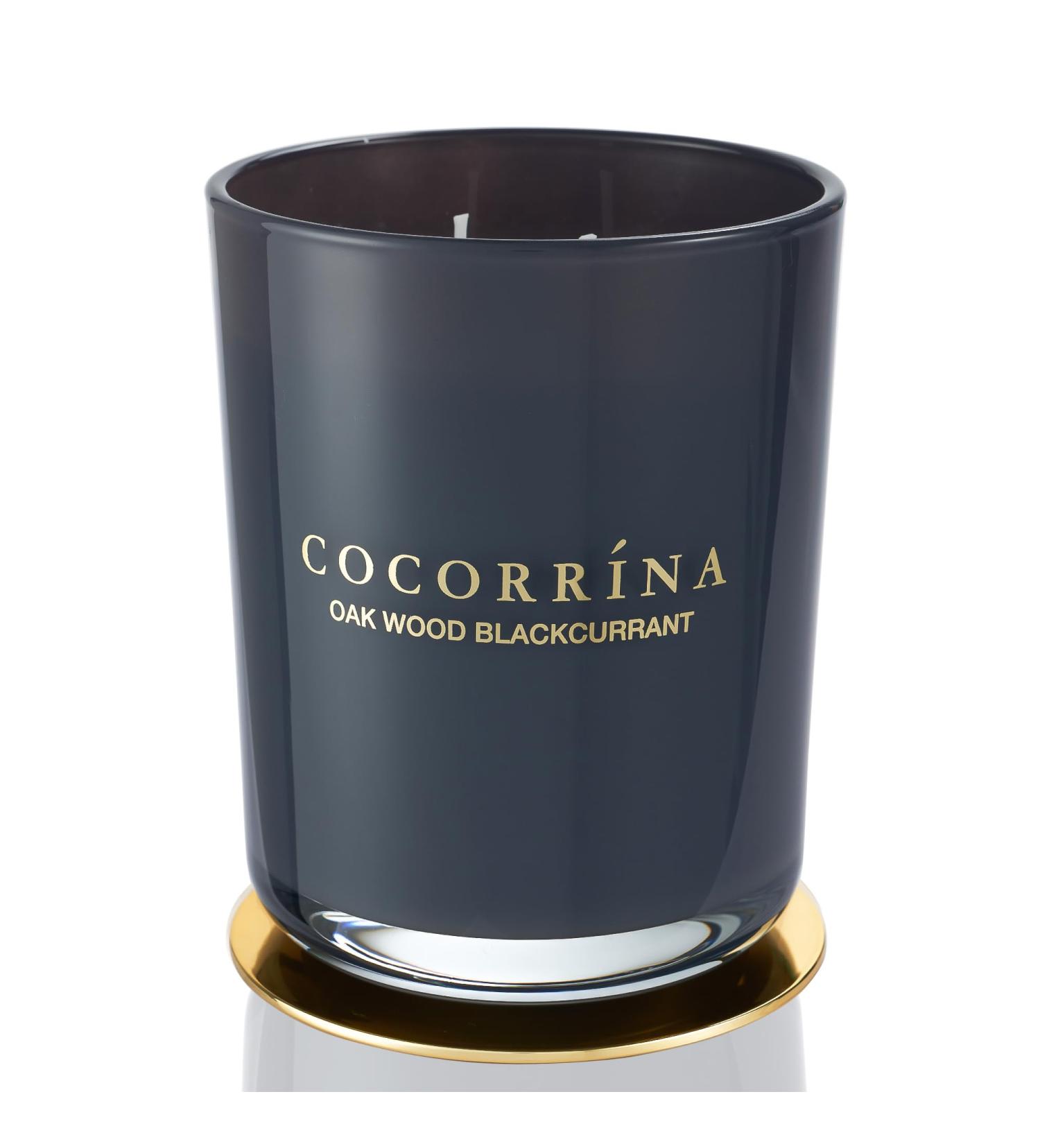 Cocorr na Black Currant Candle - Natural Soy 46-Hour Burn 2 Wicks Perfect Christmas Gift - 420g in Elegant Glass - Buy Online on SooperMarket.com