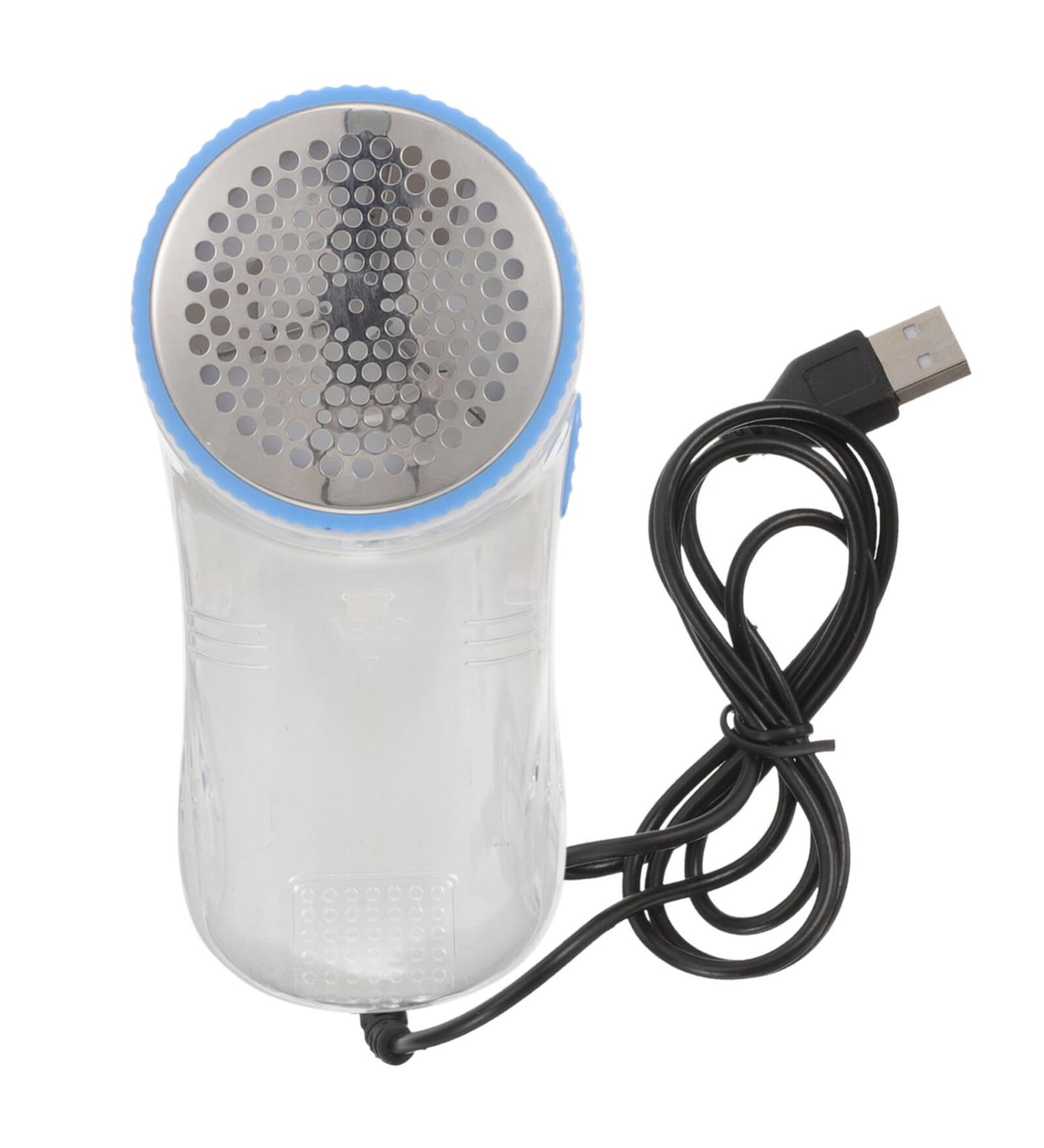 Premium Portable Fabric Shaver & Lint Remover - Ideal for Clothes Sweaters and Furniture | Two Blades & Electrostatic Brush - Buy Online on SooperMarket.com