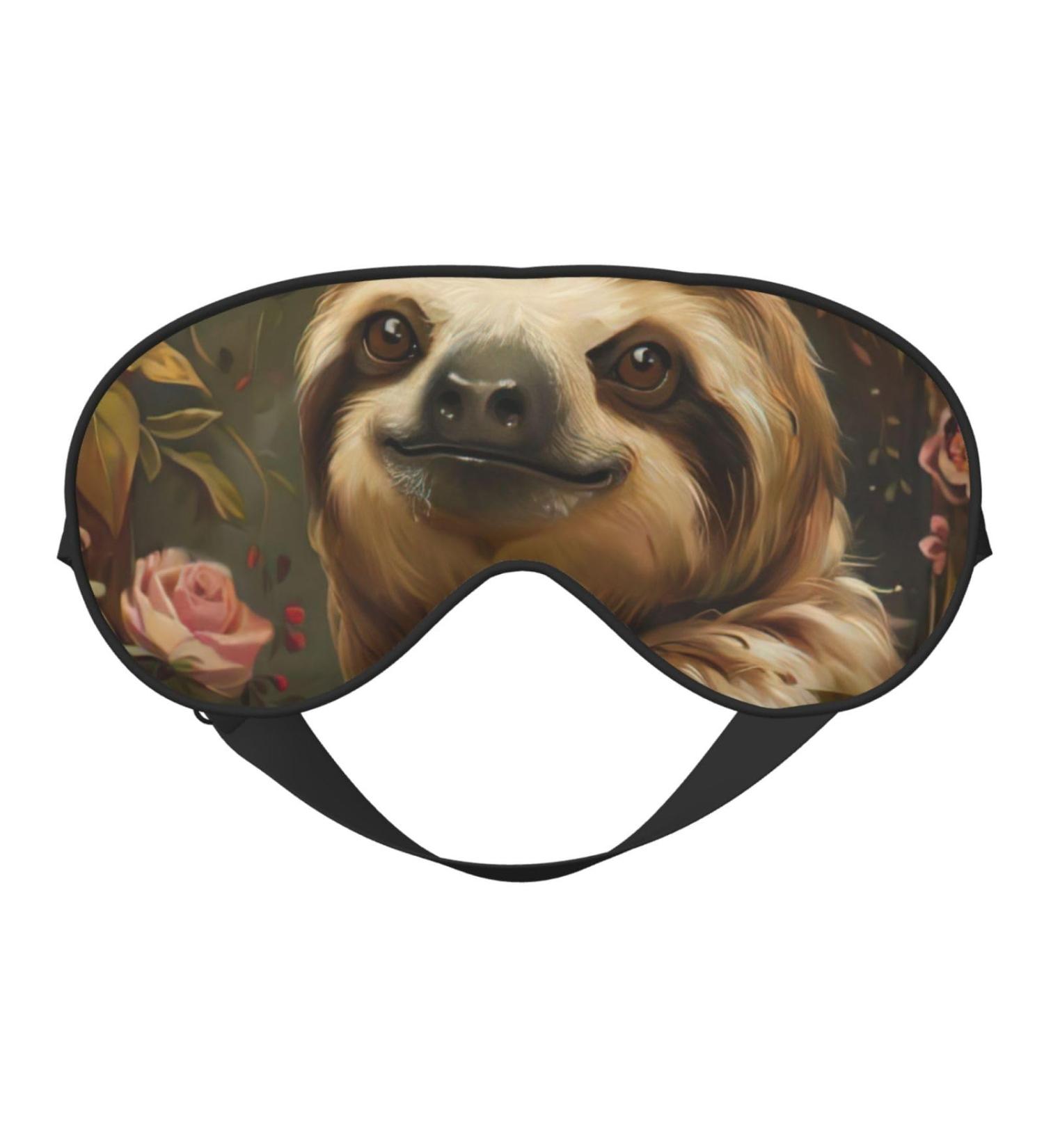 SSIMOO Cute Sloth Soft Sleep Eye Mask - Breathable Eye Patch for Women | Perfect Travel Accessory & Relaxation Gift - Buy Online on SooperMarket.com