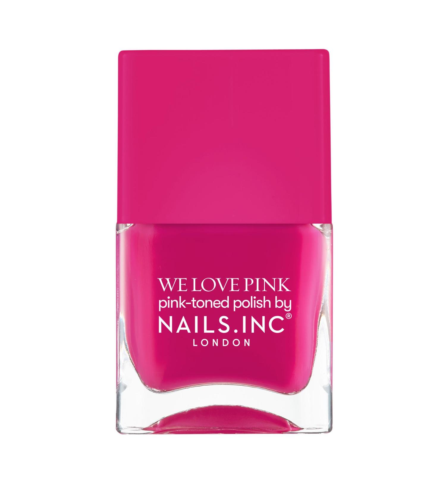 Nails.INC Pink Before You Speak Nail Polish Hot Pink - Buy Online on SooperMarket.com