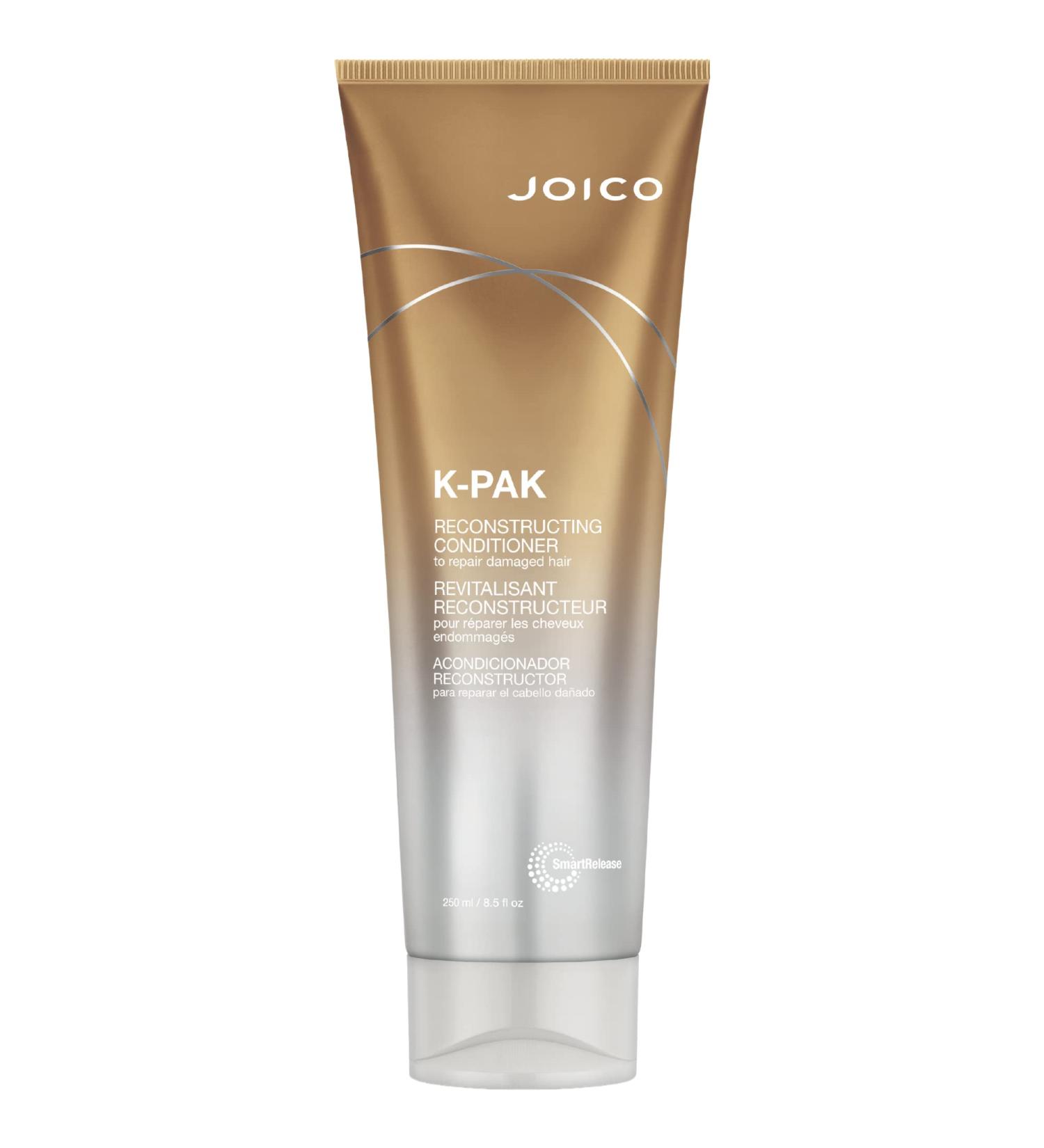 Joico K-PAK Daily Reconstructing Conditioner 8.5 oz - Restores Shine, Smooths & Detangles Damaged Hair - With Keratin & Guajava Fruit Extract - Eliminates Static - New Look - Buy Online on SooperMarket.com