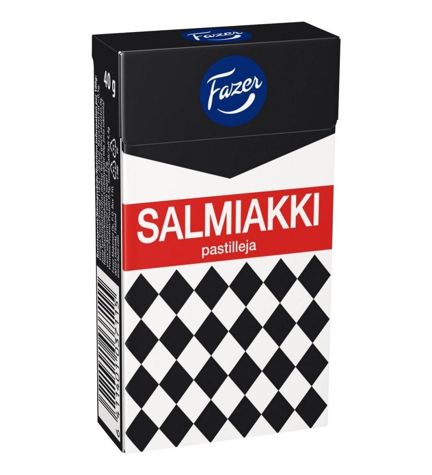 Fazer salty liquorice SALMIAKKI 40gX5 box set