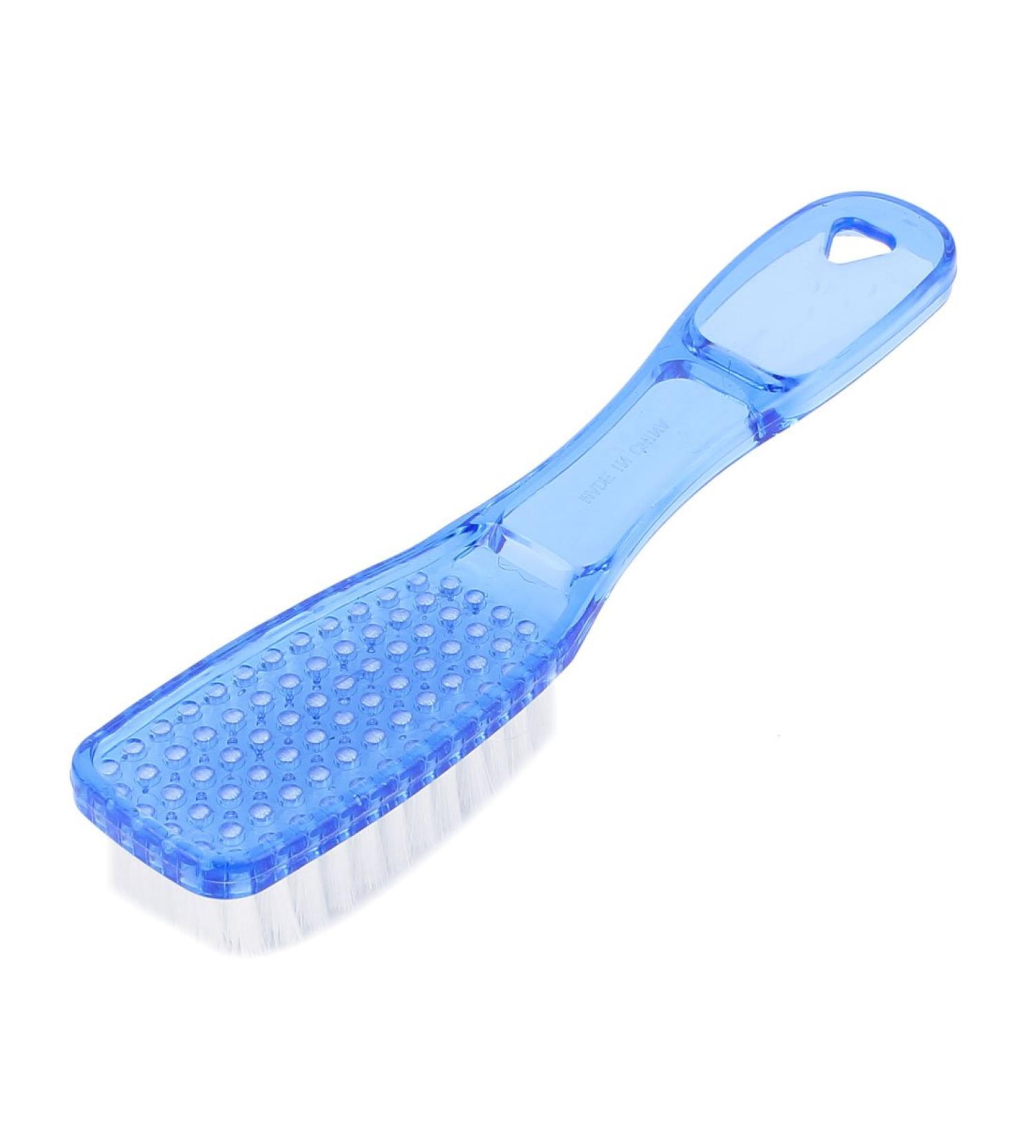 sourcing map 19cm Shoe Brush Dirt Brush with Handle Plastic Rectangular Shape DE de