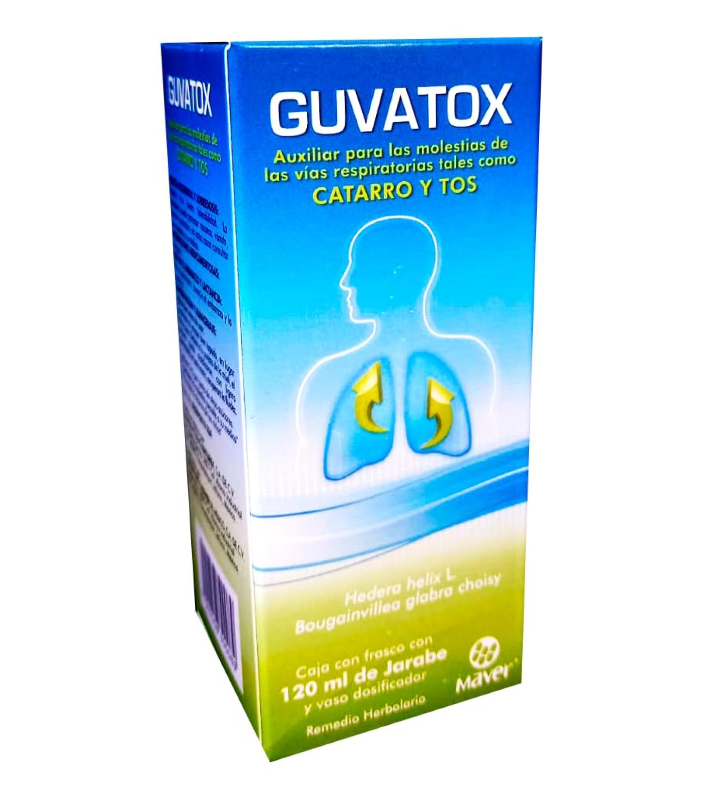 Guvatox Auxiliary relief for airway discomfort such as cold and cough. - Buy Online on SooperMarket.com