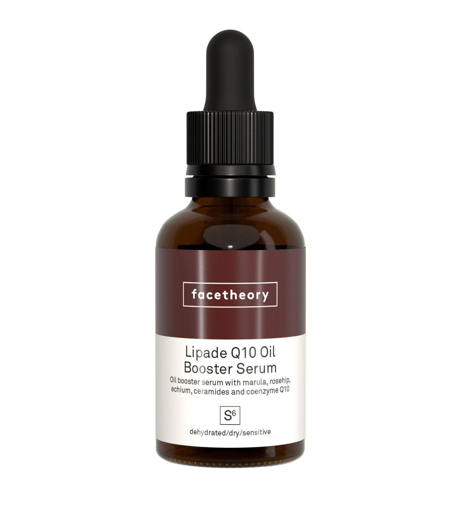 facetheory Lipade Q10 Oil Booster Serum S6 - Ceramide Barrier Serum Oil-booster Serum With Marula Added COQ10 and Ceramides Vegan and Cruelty-Free Made in the UK | 30 ml - Buy Online on SooperMarket.com
