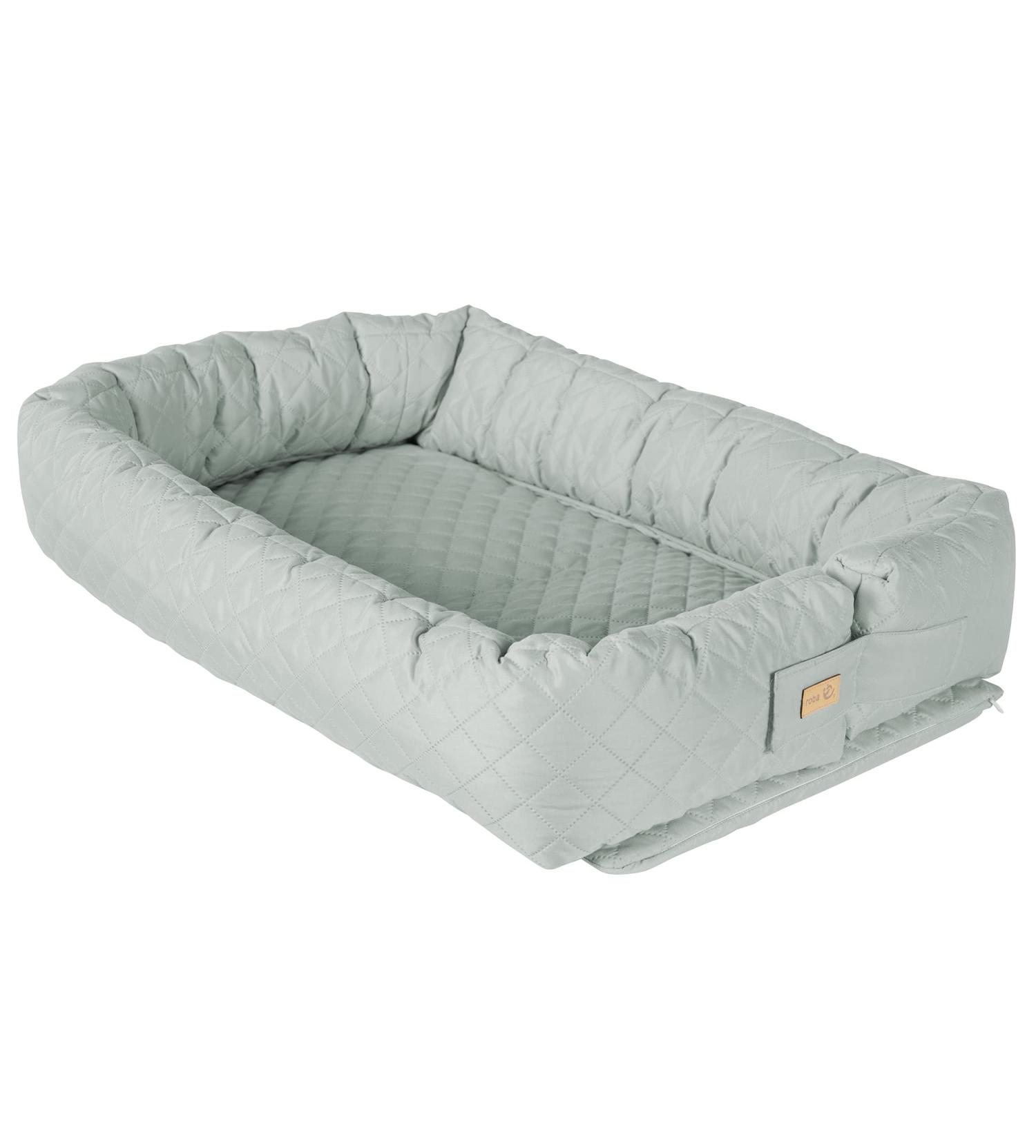 Buy Roba Babylounge 3 in 1 - Frosty Green Changing Mat & Bed Snake | International Shipping Available - Buy Online on SooperMarket.com