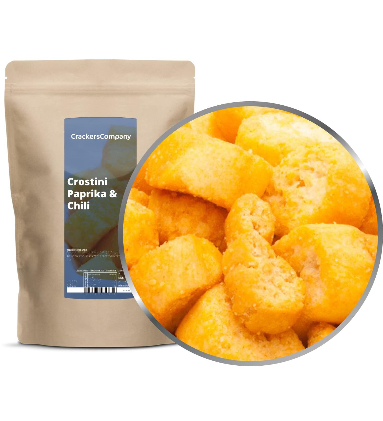Vegan Croutons Semmel Cubes - 600g (3 x 200g) Mediterranean Flavor Lactose-Free Chili Paprika & Garlic - Perfect Topping for Soup & Salad - Buy Online on SooperMarket.com