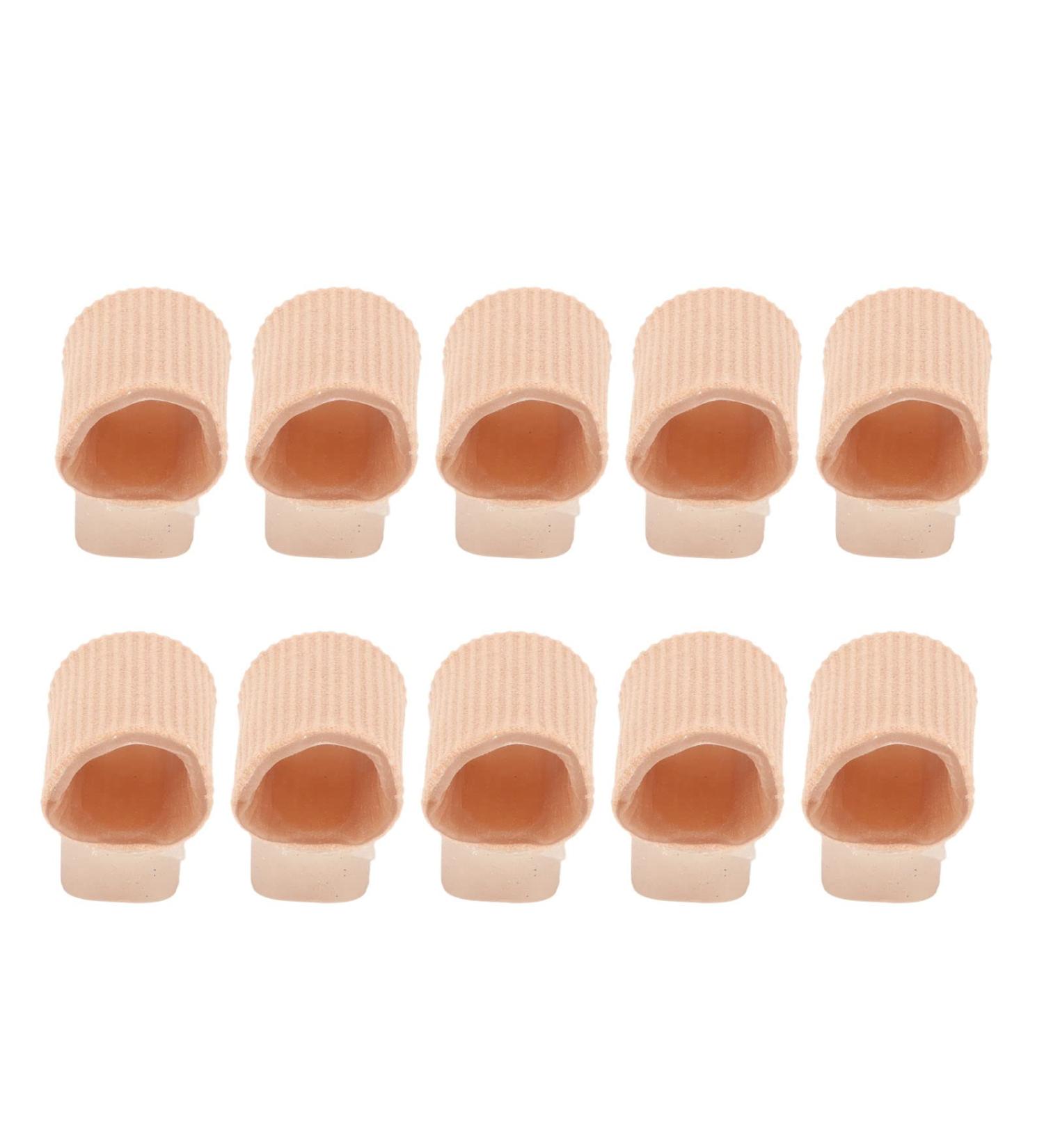 10pcs Fiber Toe Separators & Dividers for Overlapping Toes - Comfortable Gel Relief, Easy to Use - Buy Online on SooperMarket.com