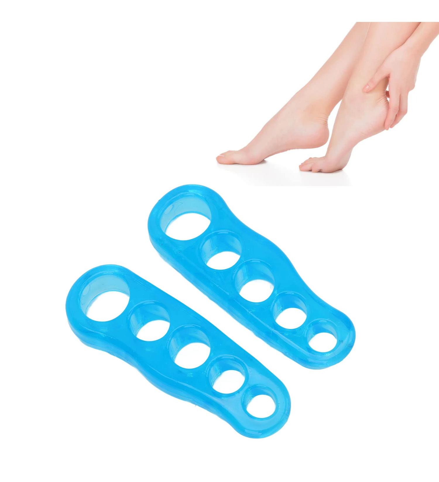 Reusable Gel Toe Separators | Toe Stretcher Corrector for Overlapping & Hammer Toes | Men & Women Toe Straighteners (Small) - Buy Online on SooperMarket.com