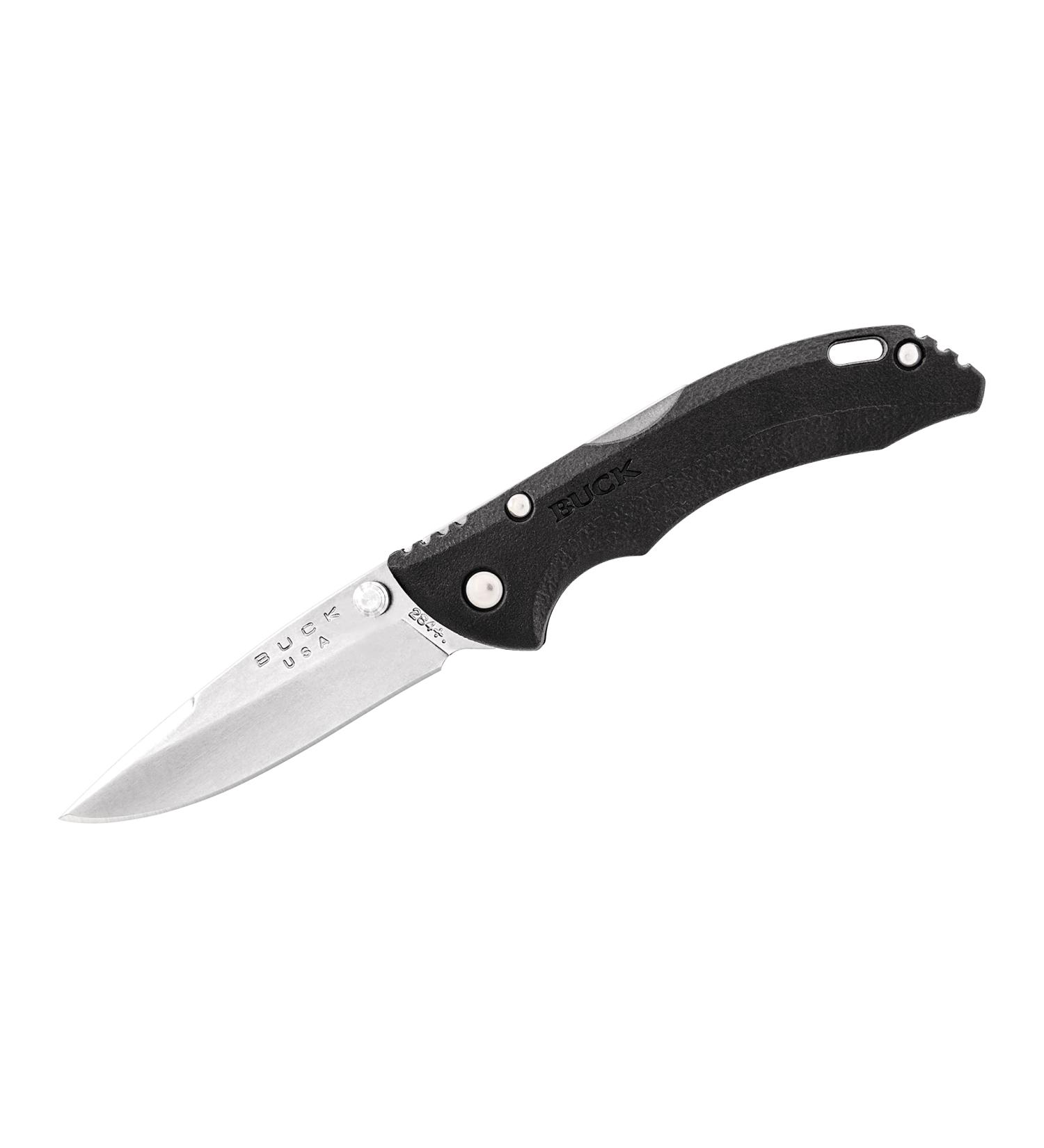 Buck Knives 284 Bantam One-Hand Opening Folding Knife in Black - Durable and Easy-to-Use - Buy Online on SooperMarket.com