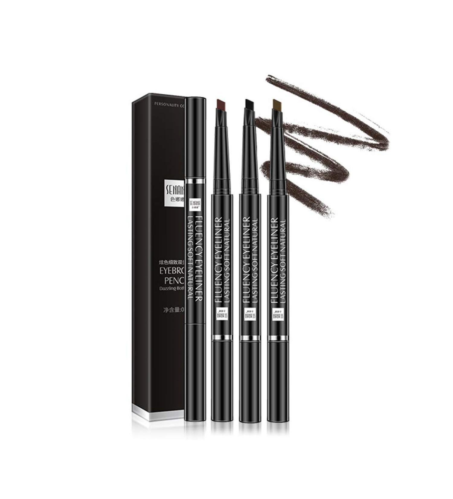 Bodermincer Automatic Waterproof Eyebrow Pencil (B012-Light Brown) - 3 Color Options - Buy Online on SooperMarket.com