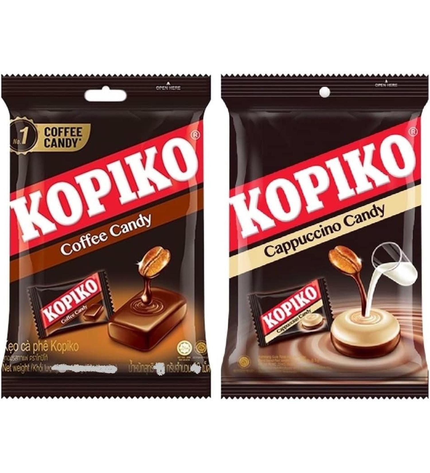 Kopiko Strong & Rich Coffee Candy Cappuccino 120g and Coffe Candy 120g Variety Pack - Buy Online on SooperMarket.com