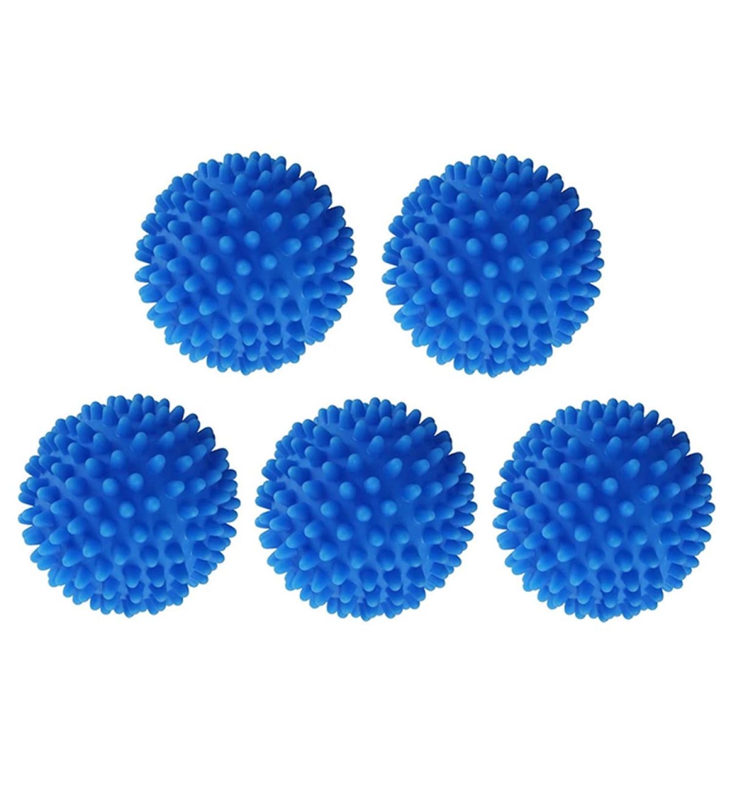 KOMUNJ 5 Pcs Laundry Tumble Dryer Balls - Reusable Plastic Balls for Speeding Drying and Reducing Creases - Buy Online on SooperMarket.com