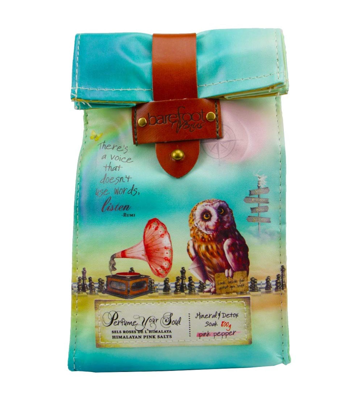 Himalayan Pink Salt Mineral & Detox Bath Soak - 800g with Pink Pepper | Relax & Rejuvenate - Buy Online on SooperMarket.com
