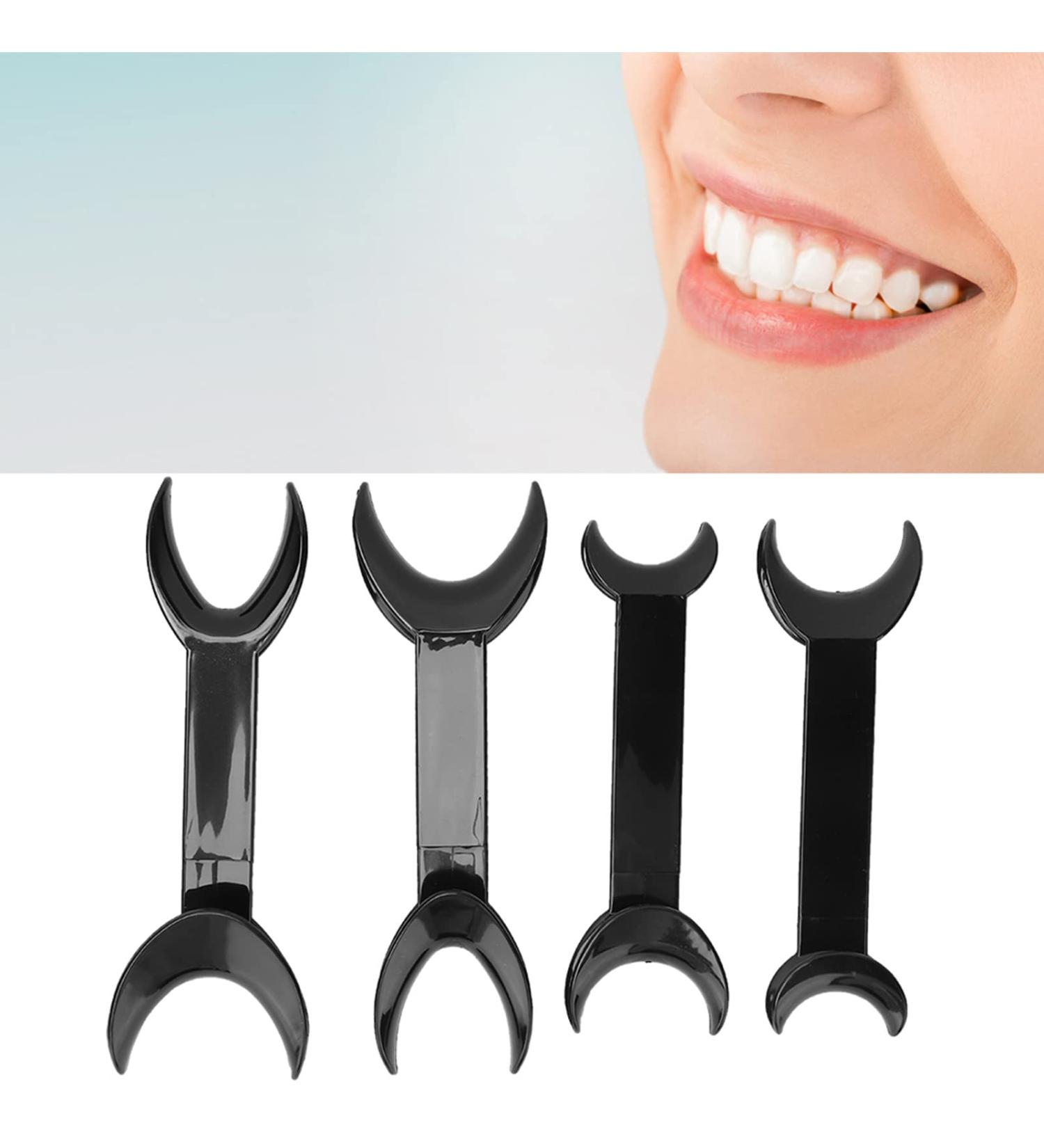 4-Piece Dental Cheek Holder Set | T-Shape Intraoral Lip Openers for Tooth Whitening | Mouth Opener & Tooth Holder - Buy Online on SooperMarket.com