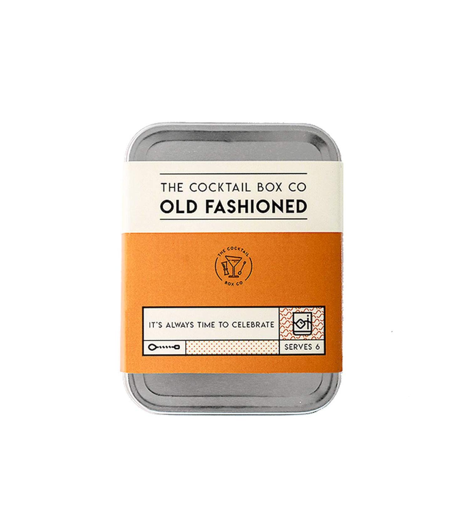 Old Fashioned Cocktail Kit - Premium Travel Mixology Set with Muddler, Sugar Cubes, and Bitters | The Cocktail Box Co. Old Fashioned Bar Kit - Buy Online on SooperMarket.com