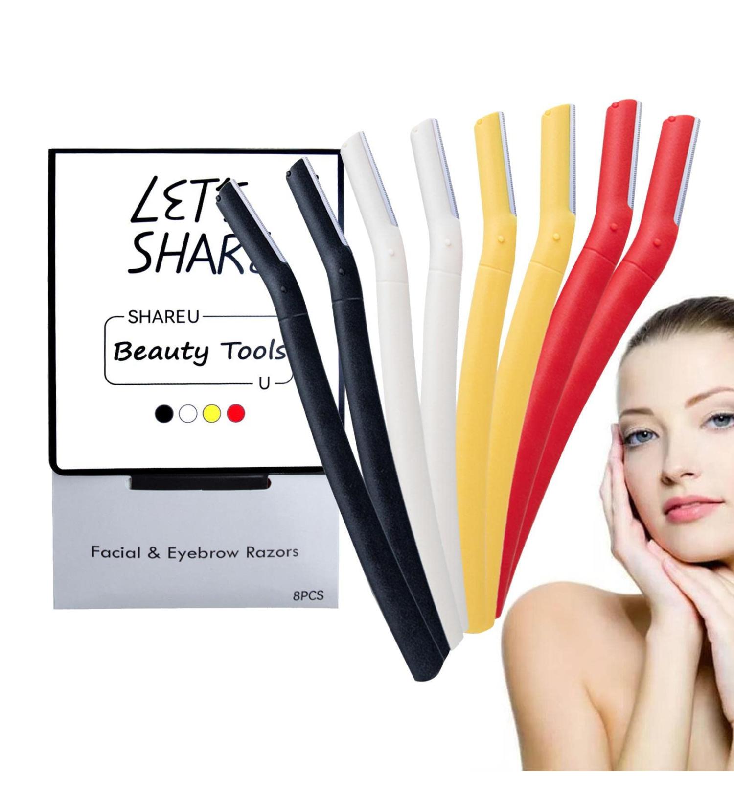 Jingling Eyebrow Razor - Ergonomic Facial & Body Peeling Tool with Protective Cover | Multi-Purpose Shaving & Grooming - Buy Online on SooperMarket.com