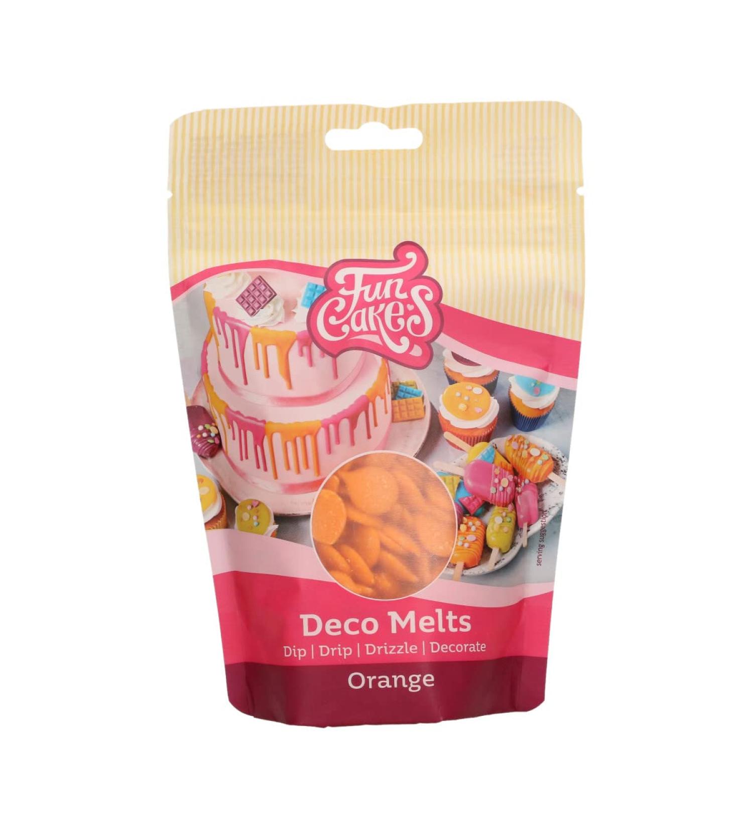 FunCakes Deco Melts Orange AZO Free 250 g - Buy Online on SooperMarket.com
