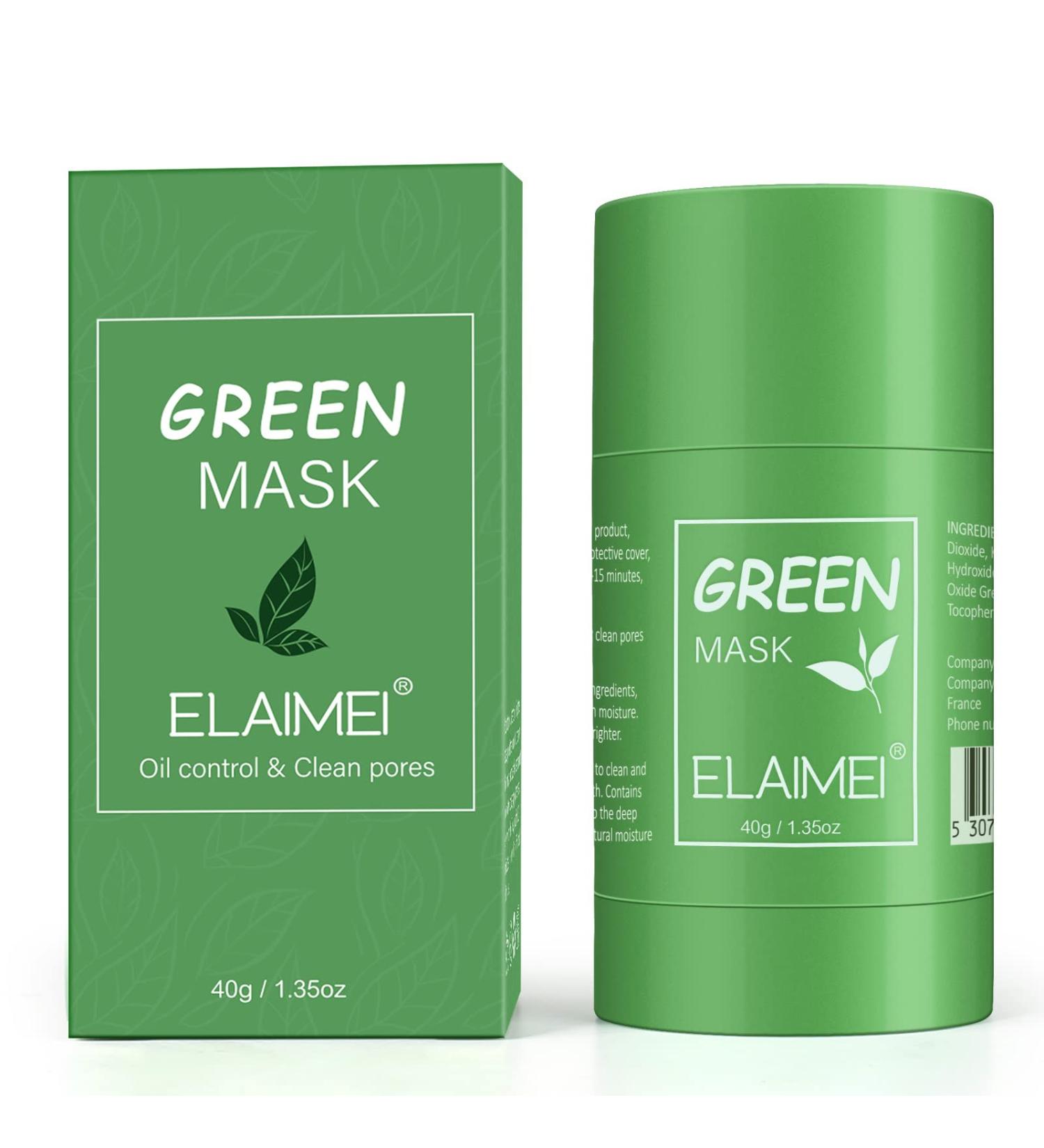 Green Tea Mask Stick - Deep Cleansing Moisturizer for All Skin Types | Refresh & Revitalize Your Skin - Buy Online on SooperMarket.com