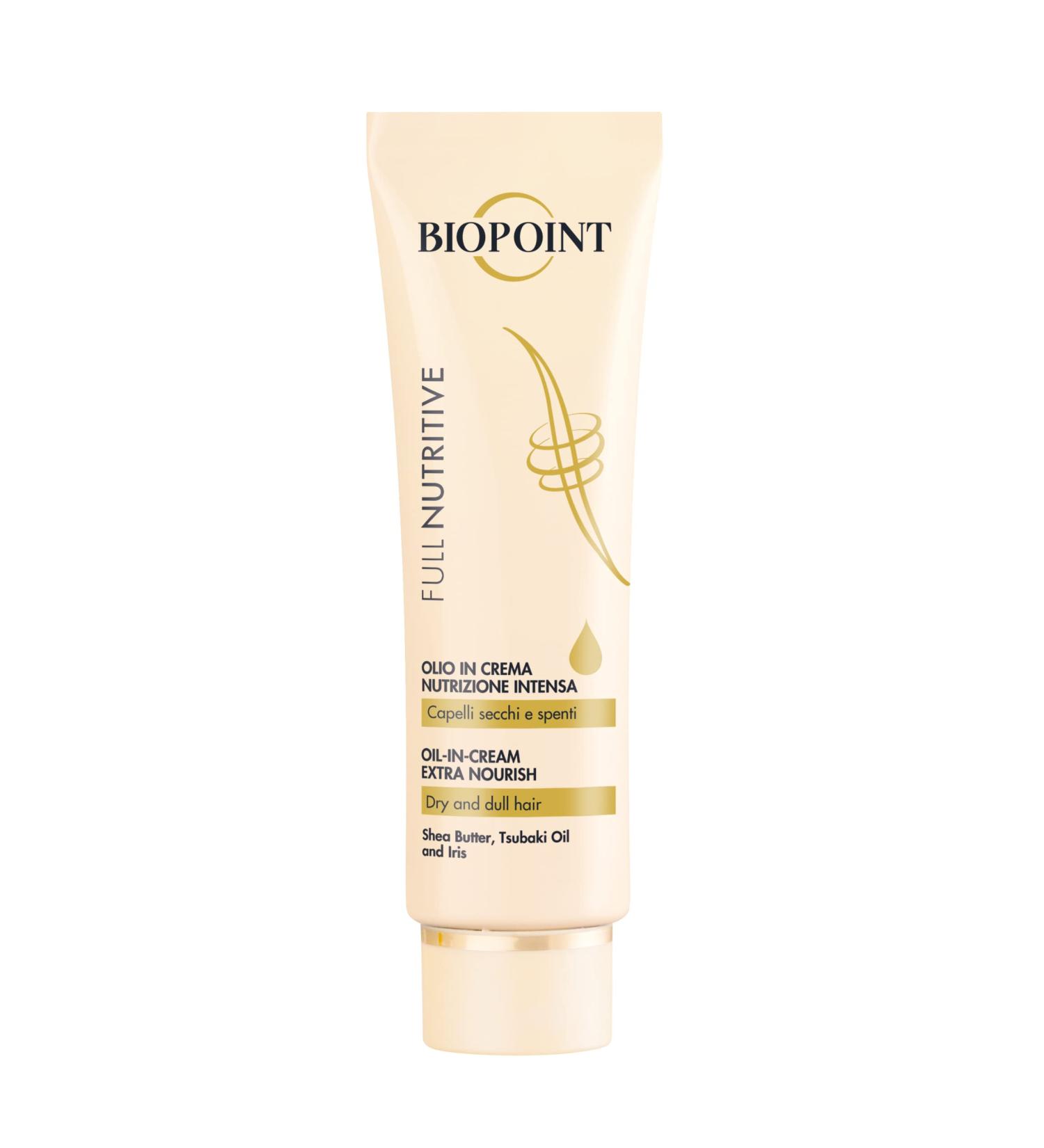 Biopoint Full Nutritive Hair Oil with Intense Nourishment Moisturising and Strengthening Effect Protects Hair Gives Suppleness and Suppleness 150 ml - Buy Online on SooperMarket.com