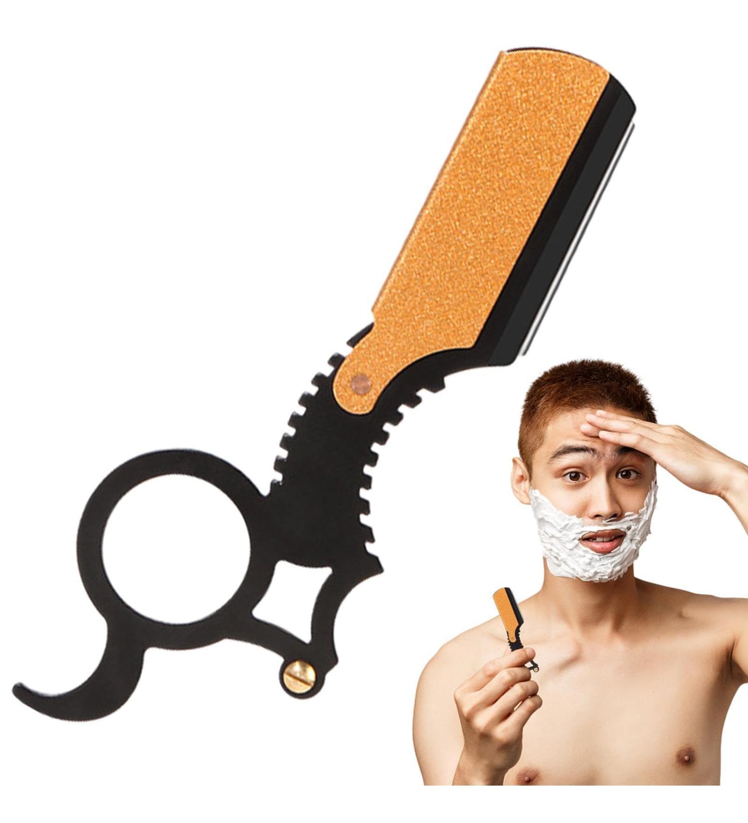 Yatlouba Professional Cut-Throat Razor | Premium Shaving Essentials for Men | Ideal for Travel Business Home and Outdoor Adventures - Buy Online on SooperMarket.com