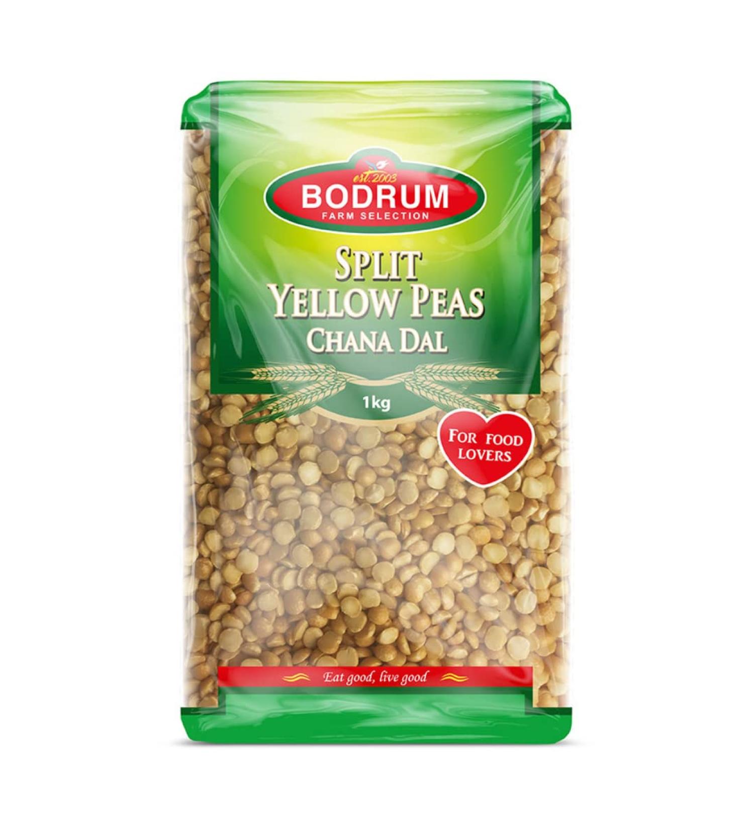 Bodrum Yellow Split Peas 1kg x 10 pack