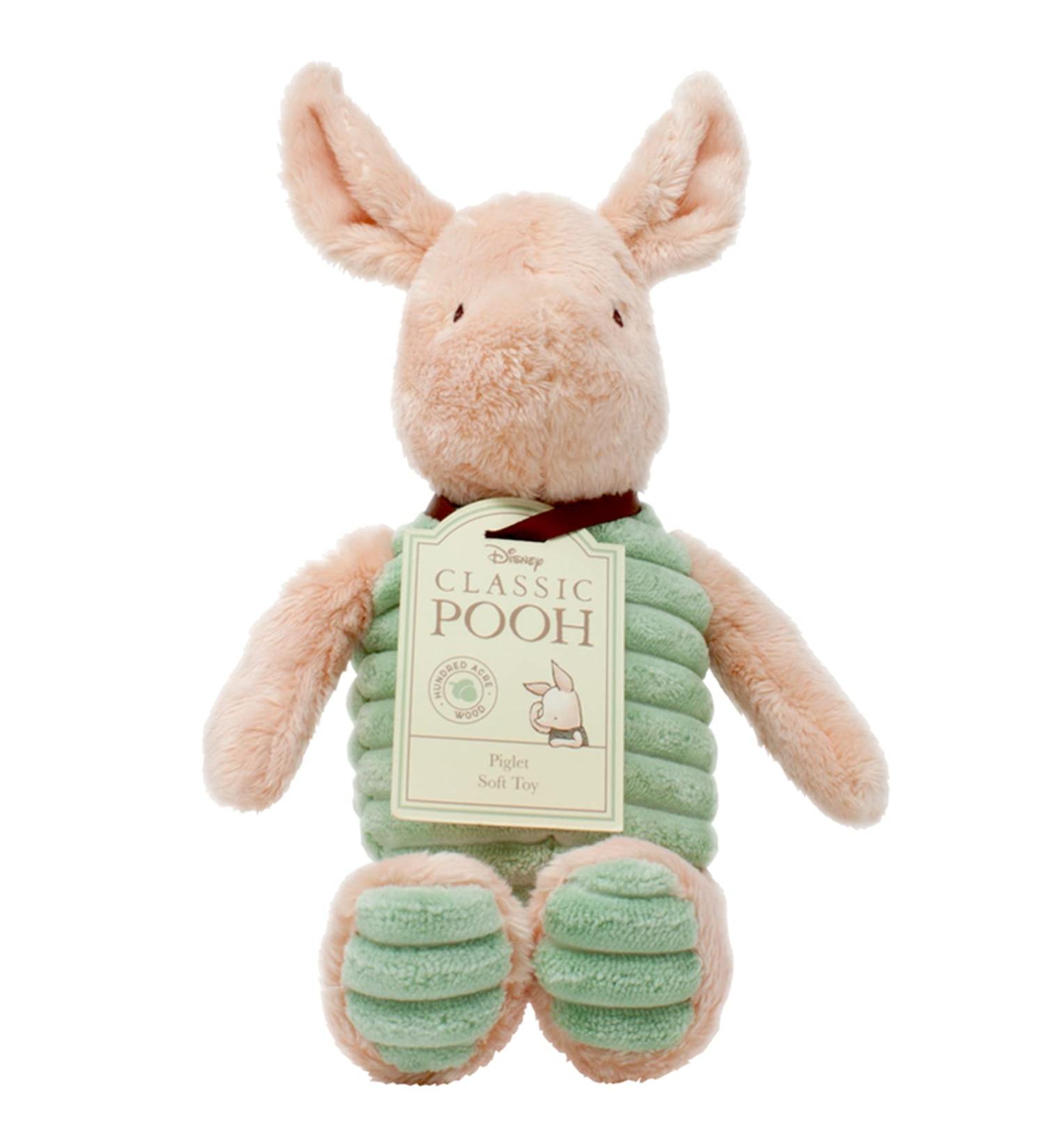 Official Disney Classic Winnie the Pooh Piglet Soft Plush Toy - Ideal Baby Gift by Rainbow Designs - Buy Online on SooperMarket.com