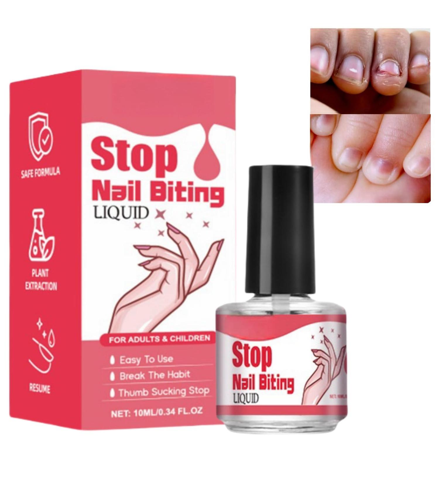 Anti Nail Biting Nail Polish Quick Drying Nail Biting Prevention No Bite Nail Polish Stop Biting Nail Nail Biting Prevention for Adults Clear Anti Nail Biting Polish Stop Nail Biting Nail Varnish - Buy Online on SooperMarket.com