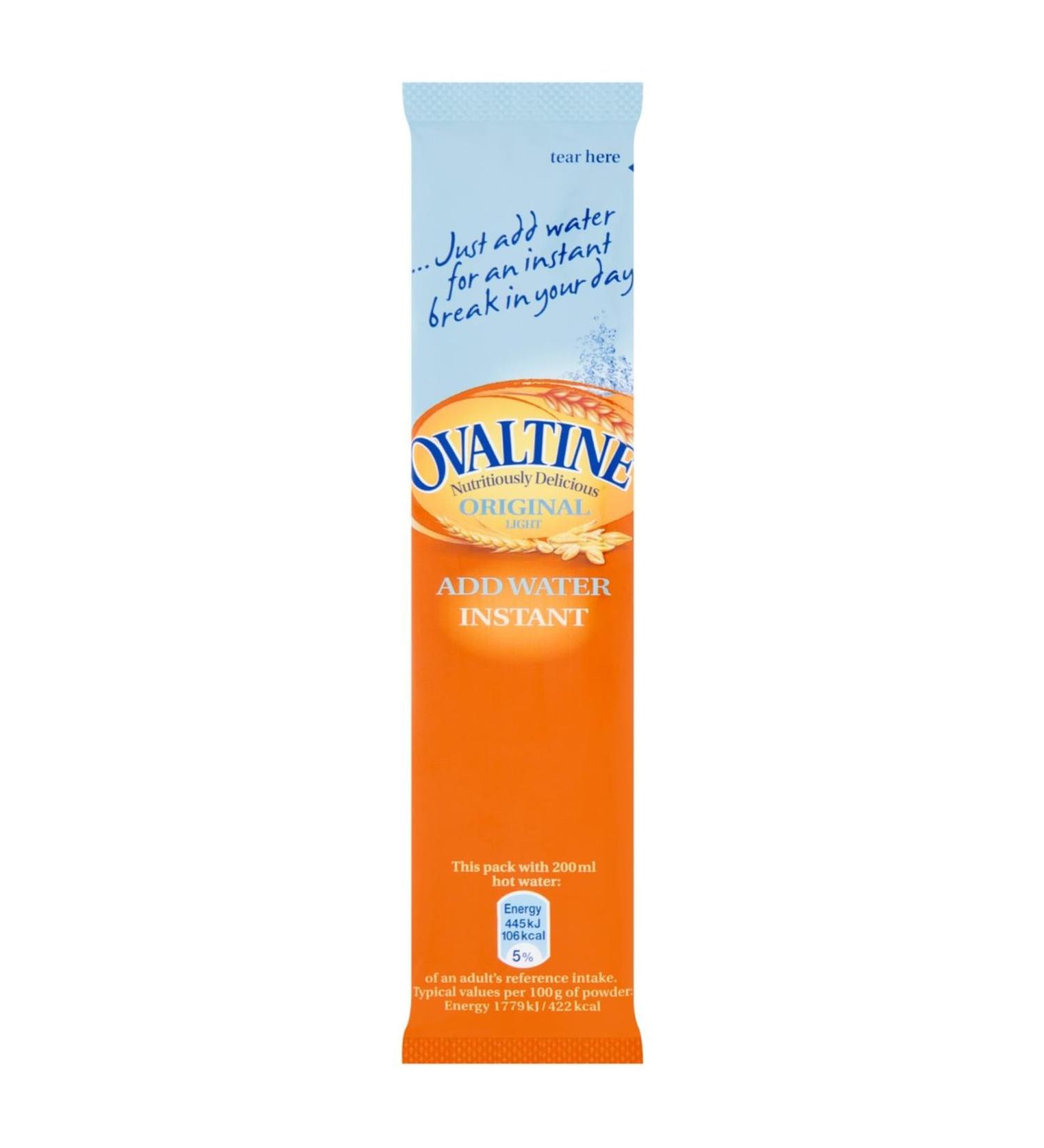Ovaltine | Original Light add water | Instant Malt and Barley Drink 25g Sachets | Pack of 20 - Buy Online on SooperMarket.com