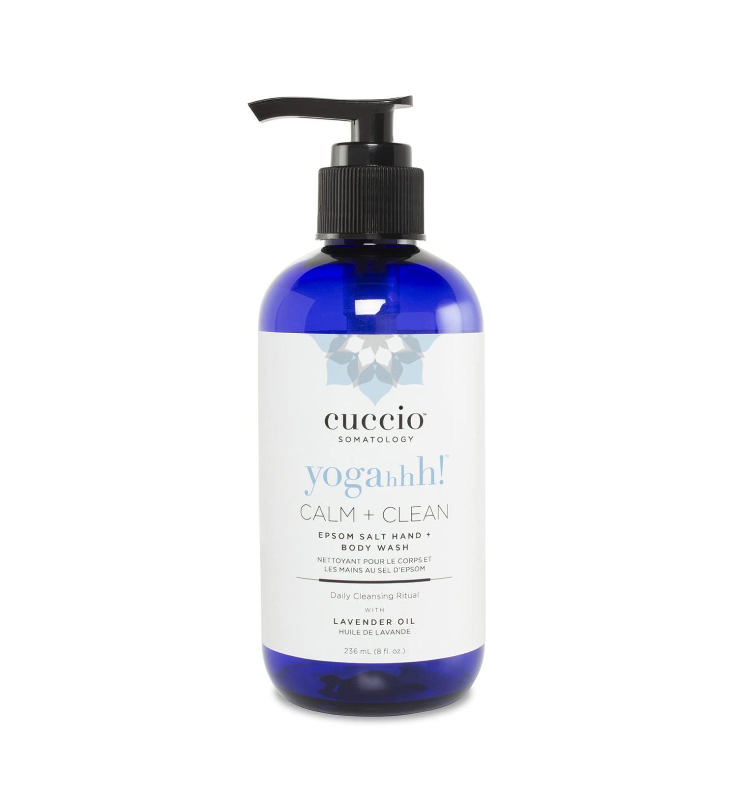 Cuccio Somatology Calm & Clean Epsom Salt Lavender Body Wash - 8 oz - Soothing & Nourishing for Deep Relaxation - Sore Muscle Relief - Chemical, Paraben & Dye Free - Buy Online on SooperMarket.com