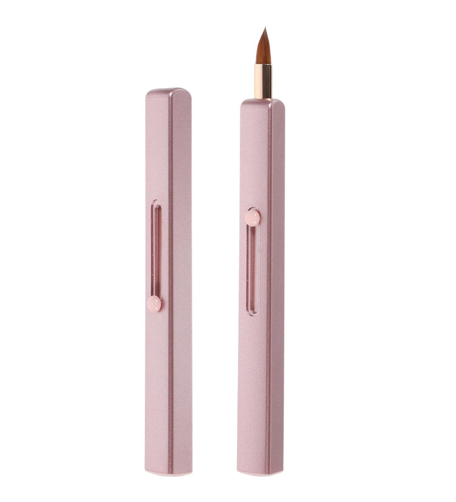 Beavorty 2pcs Lip Gloss Lipstick Applicator & Concealer Brush - Pink Makeup Tool for Women | International Shipping - Buy Online on SooperMarket.com